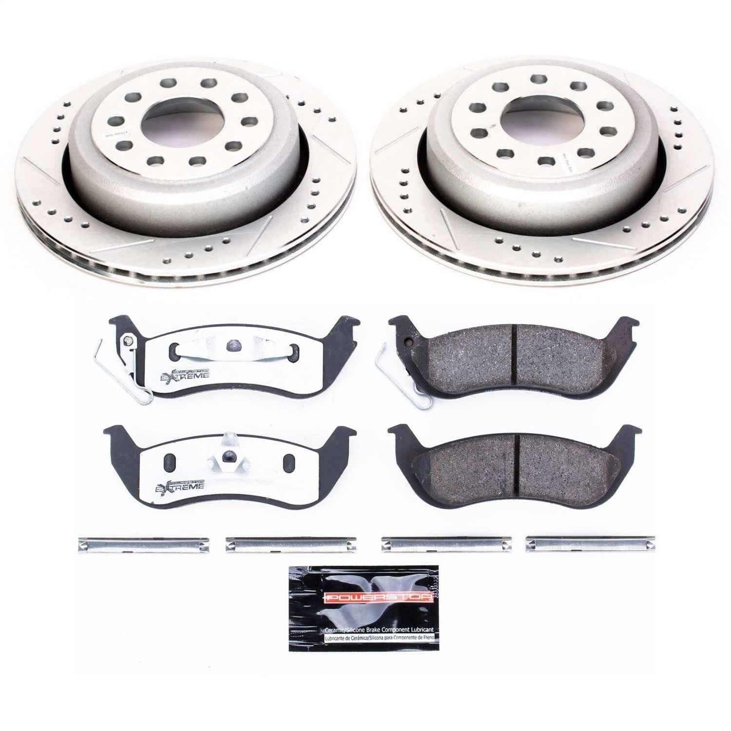 Power Stop - K5293-26 - Rear - Disc Brake Pad and Rotor Kit image 1