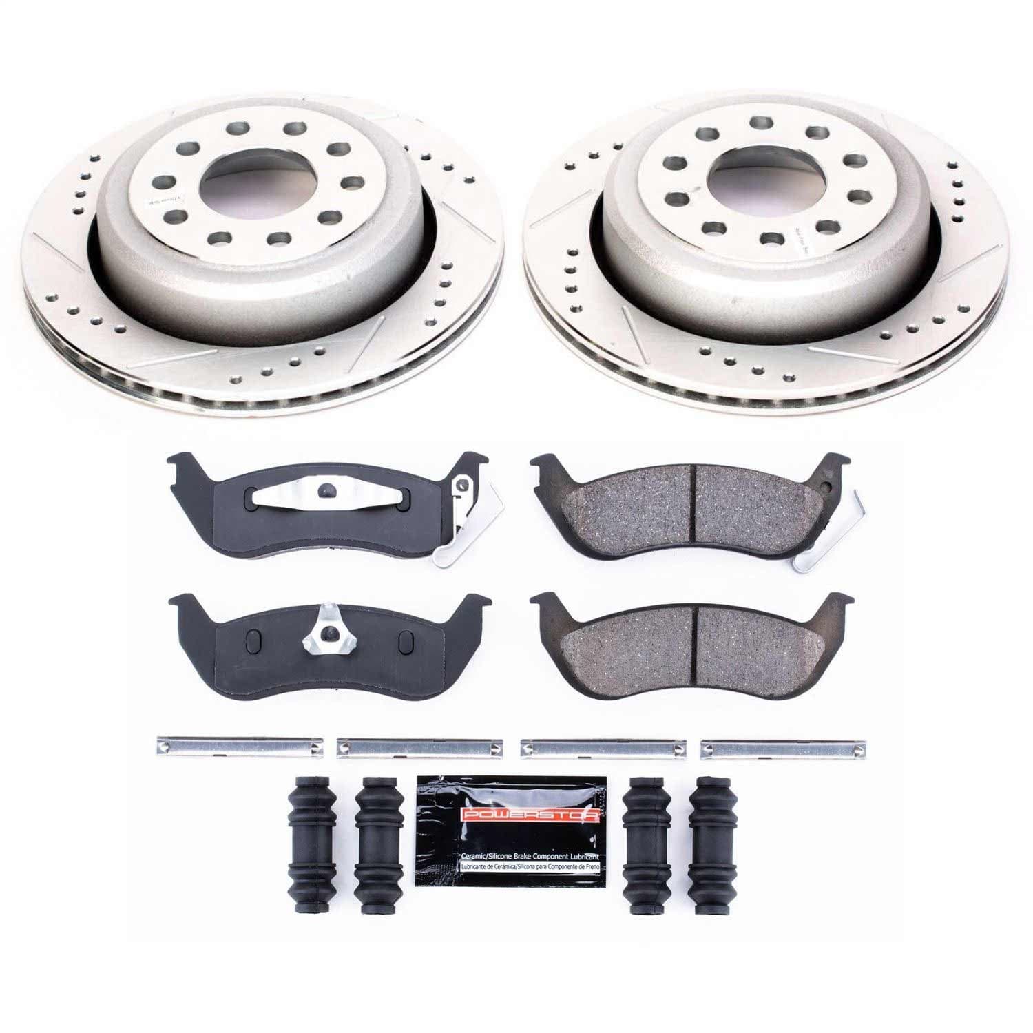 Power Stop - K5293 - Rear - Disc Brake Pad and Rotor Kit image 1