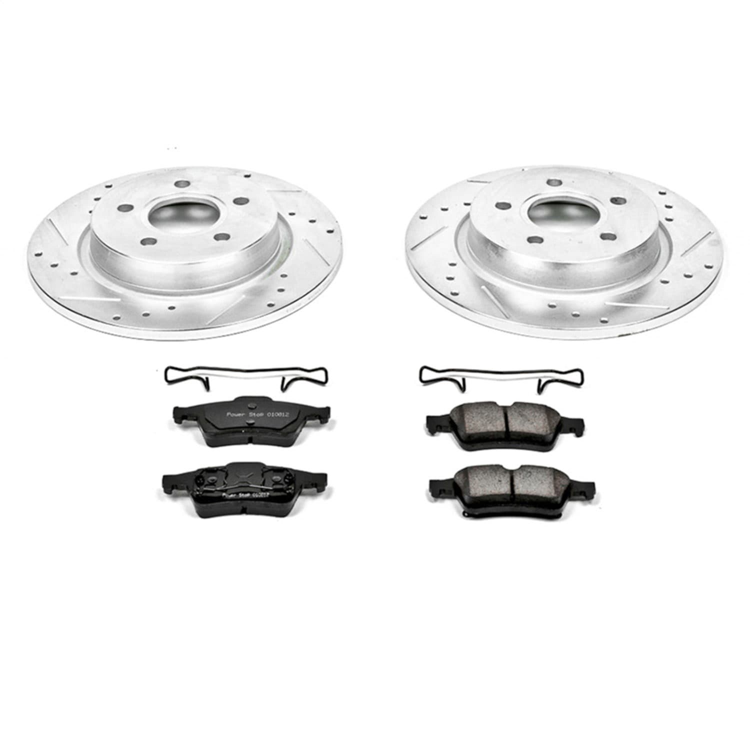 Power Stop - K5309 - Rear - Disc Brake Pad and Rotor Kit image 1