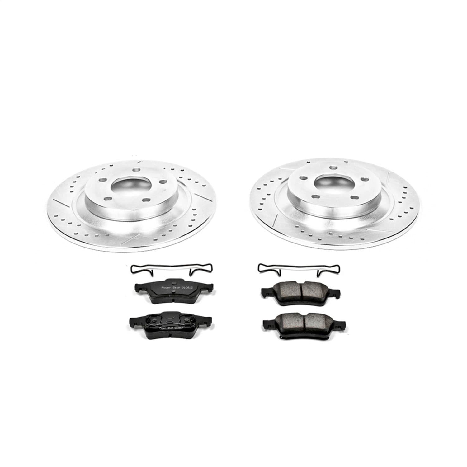 Power Stop - K5310 - Rear - Disc Brake Pad and Rotor Kit image 1