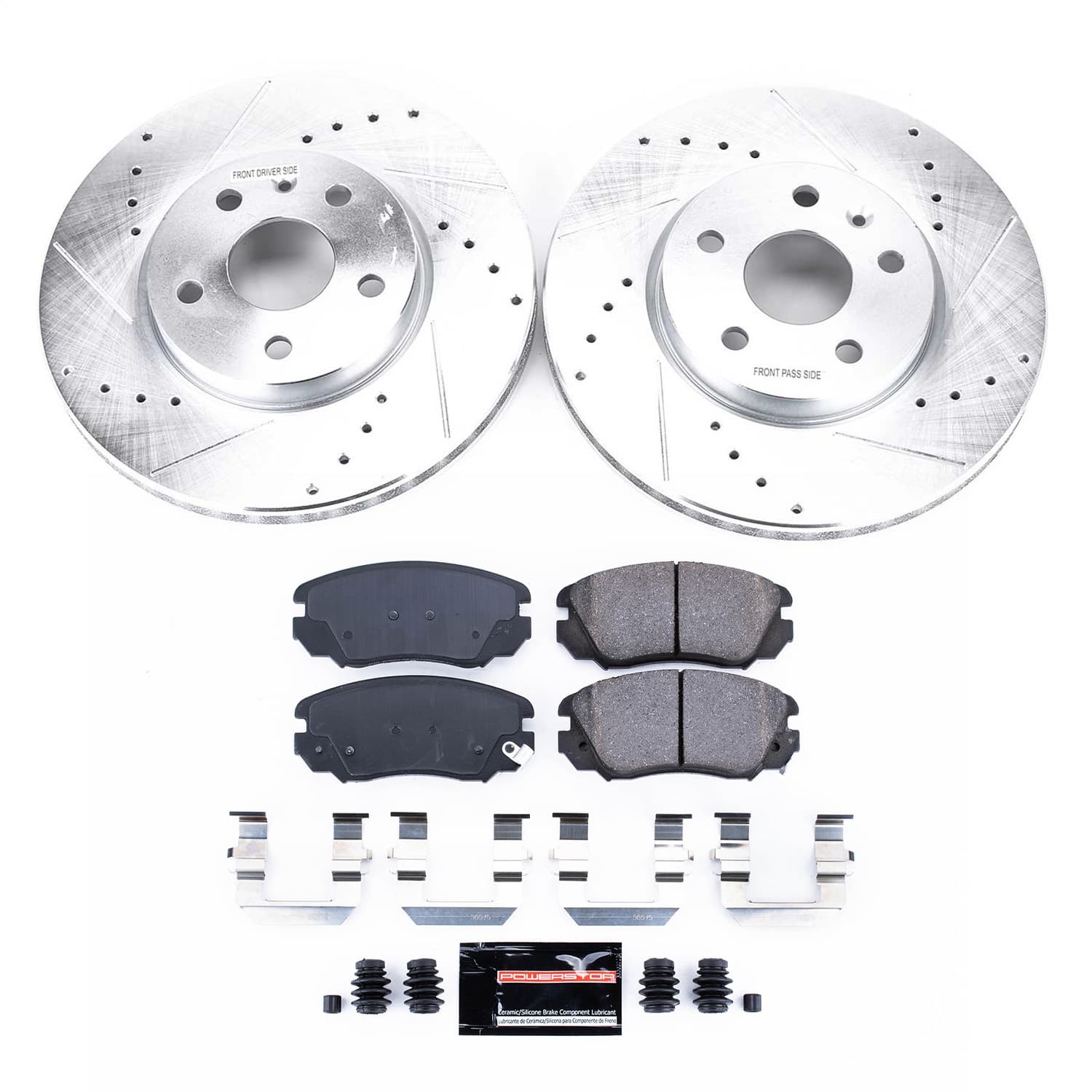 Power Stop - K5334 - Front - Disc Brake Pad and Rotor Kit image 1