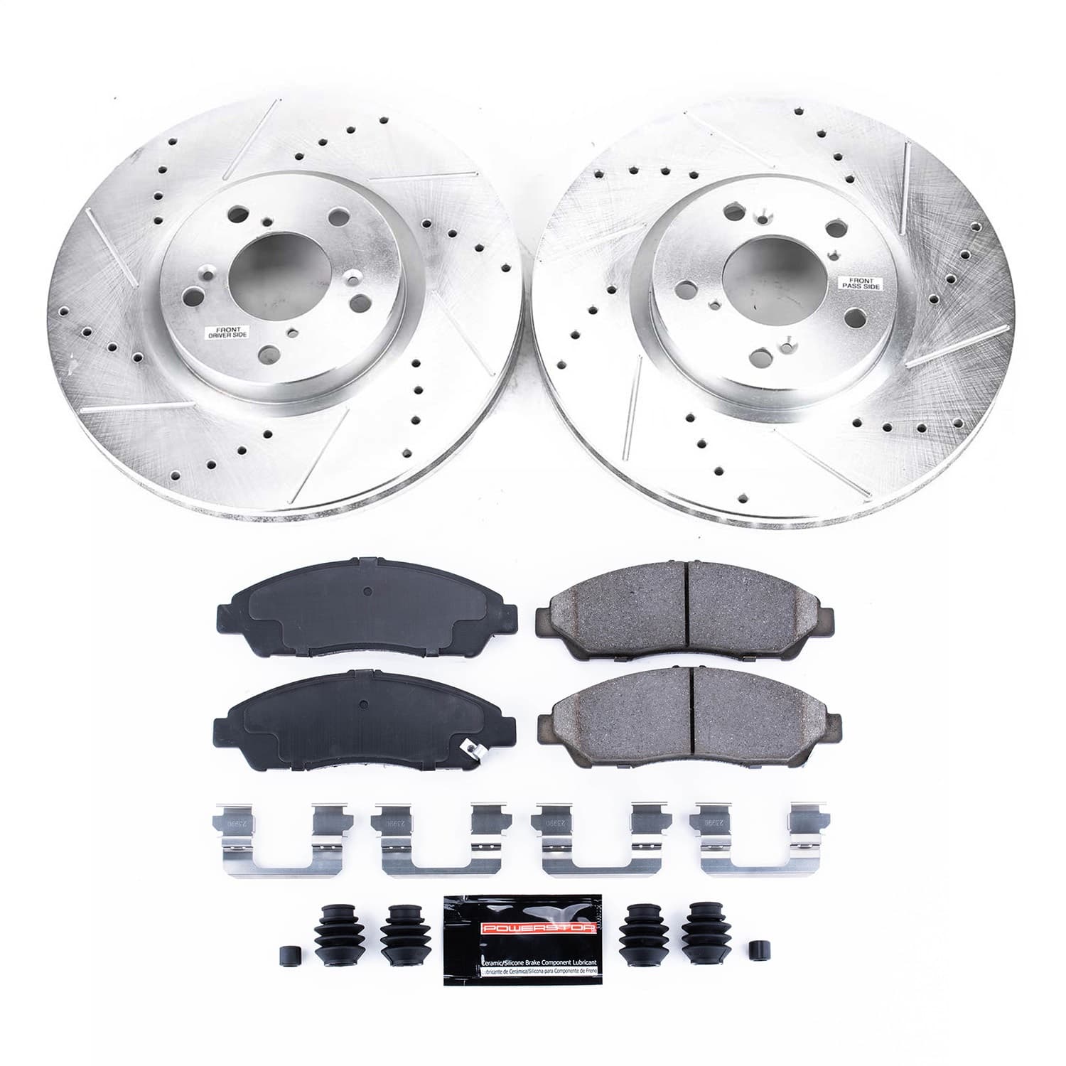 Power Stop - K5370 - Front - Disc Brake Pad and Rotor Kit image 1