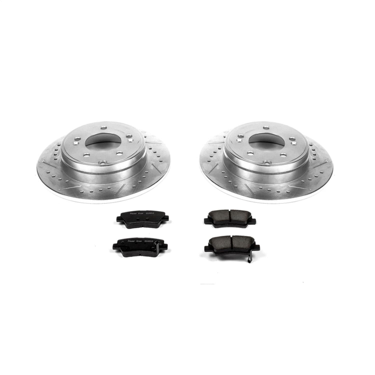 Power Stop - K5381 - Rear - Disc Brake Pad and Rotor Kit image 1