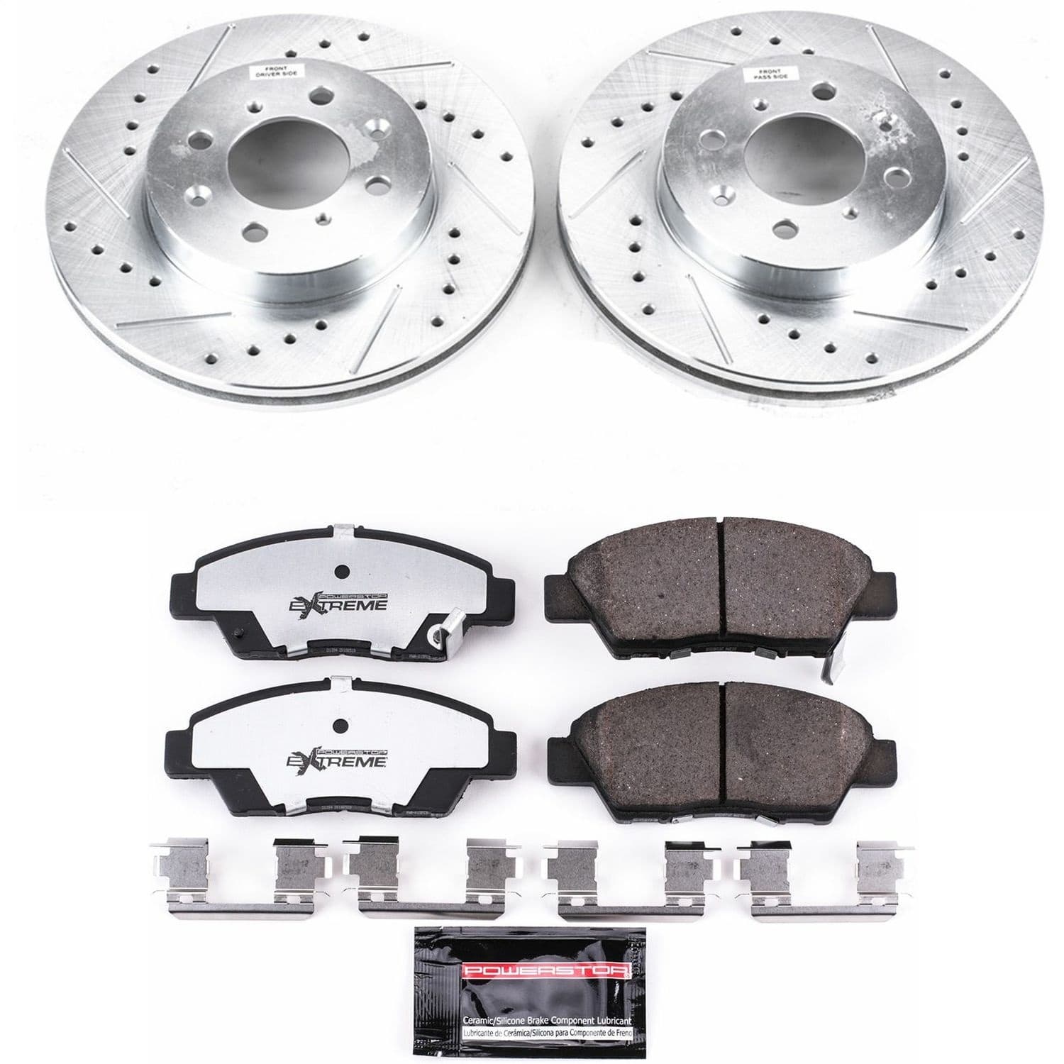 Power Stop - K5382-26 - Front - Disc Brake Pad and Rotor Kit image 1
