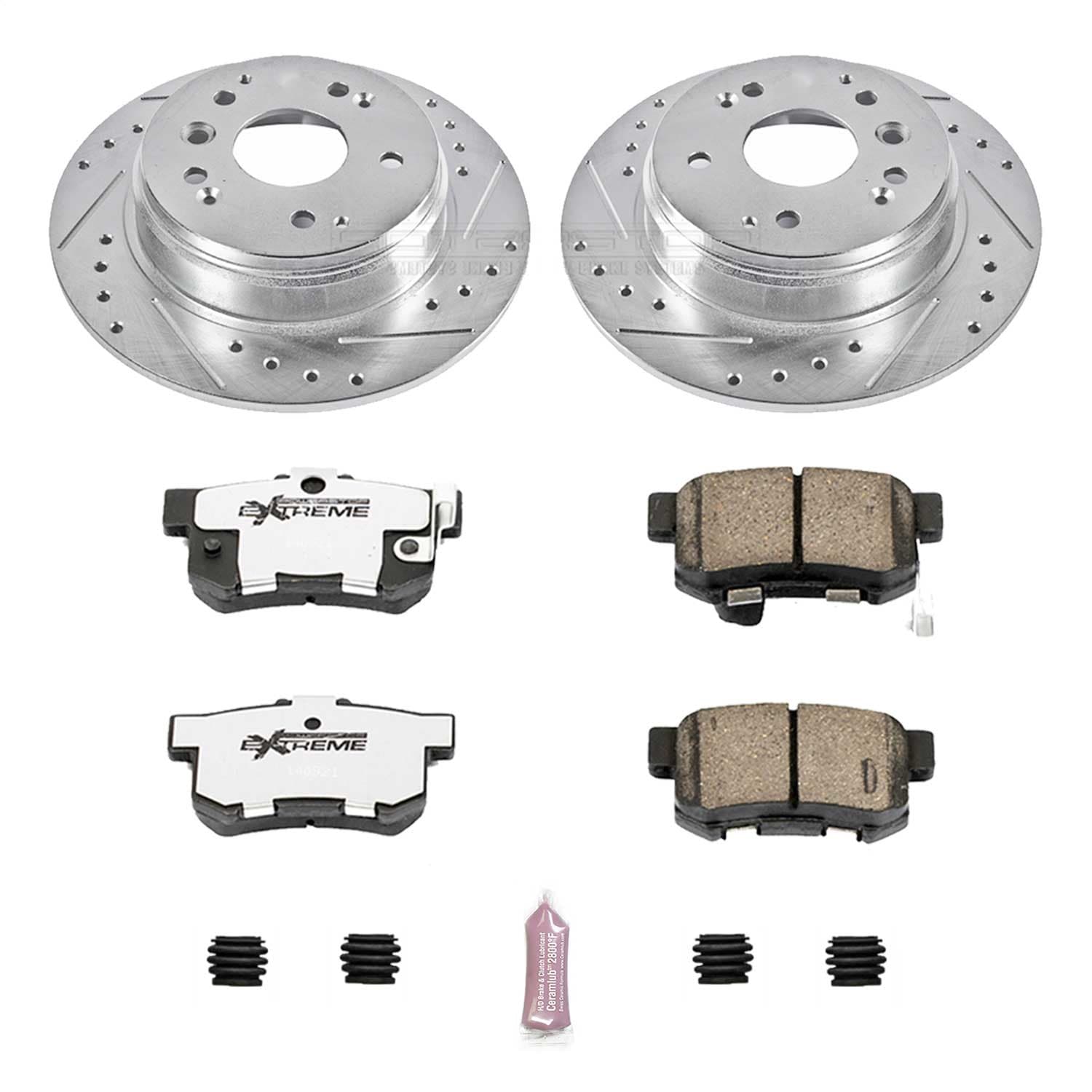 Power Stop - K5399-26 - Rear - Disc Brake Pad and Rotor Kit image 1