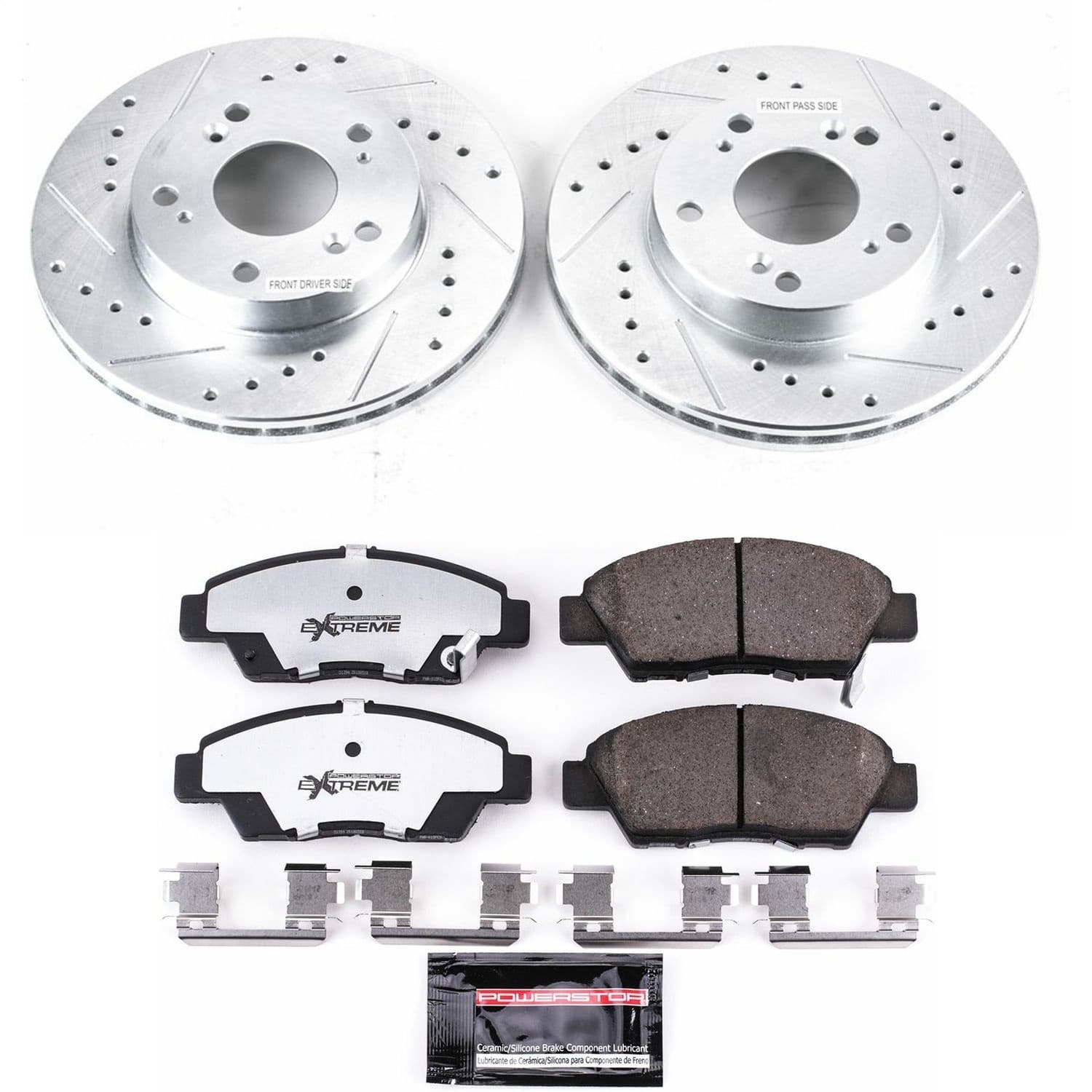 Power Stop - K5400-26 - Front - Disc Brake Pad and Rotor Kit image 1