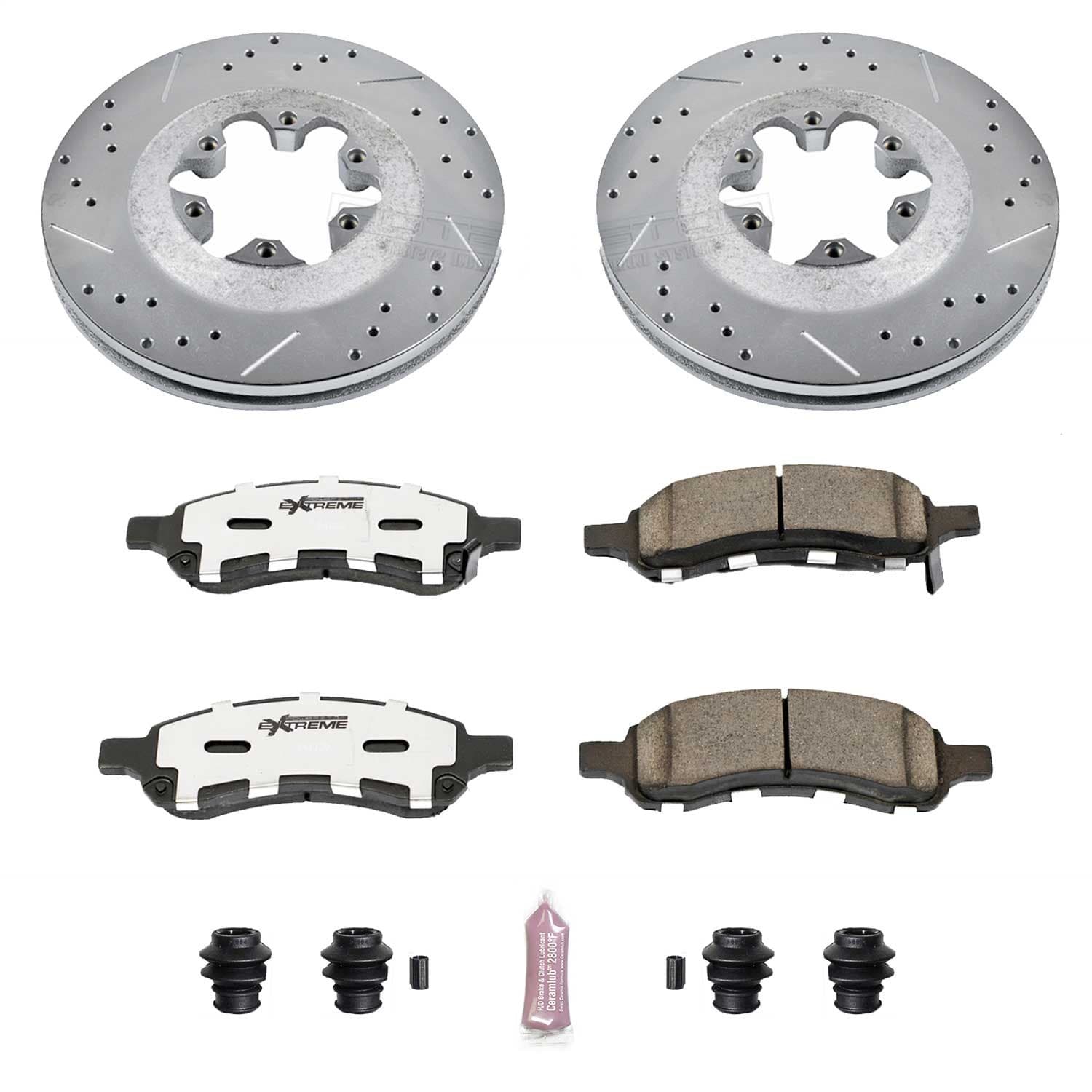 Power Stop - K5405-26 - Front - Disc Brake Pad and Rotor Kit image 1