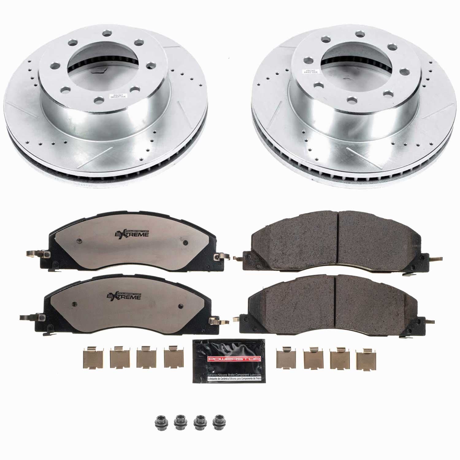 Power Stop - K5411-36 - Front - Disc Brake Pad and Rotor Kit image 1