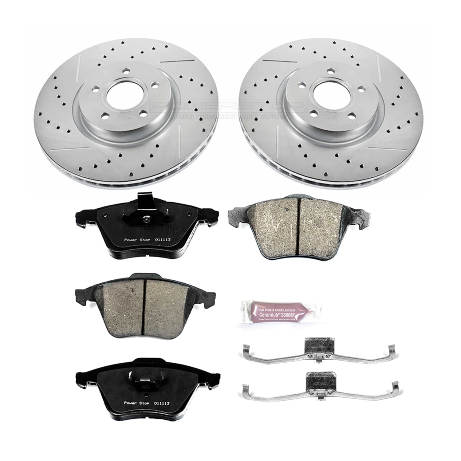 Power Stop - K5430 - Front - Disc Brake Pad and Rotor Kit image 1