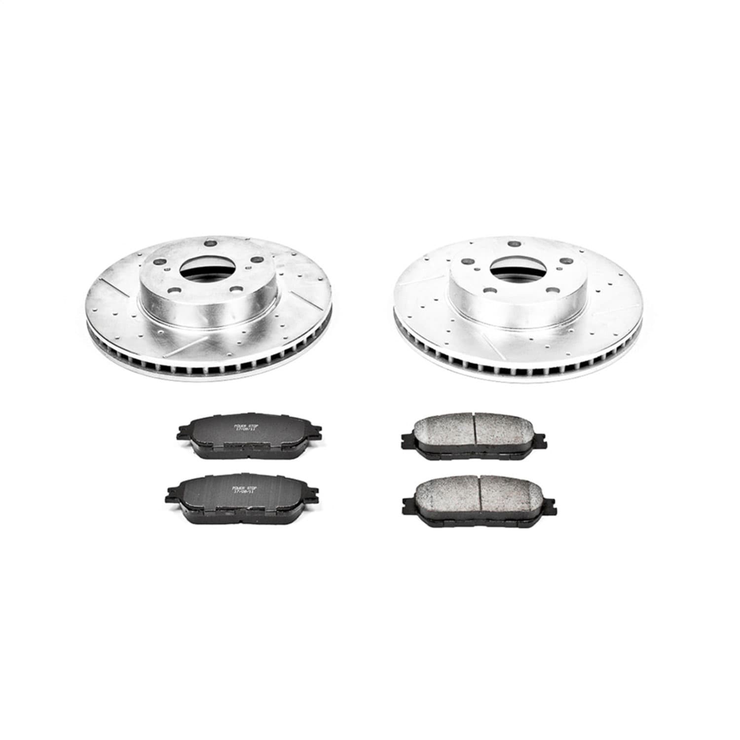 Power Stop - K5431 - Front - Disc Brake Pad and Rotor Kit image 1