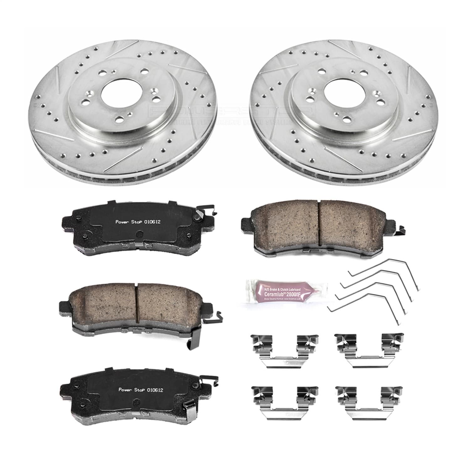 Power Stop - K5432 - Front - Disc Brake Pad and Rotor Kit image 1