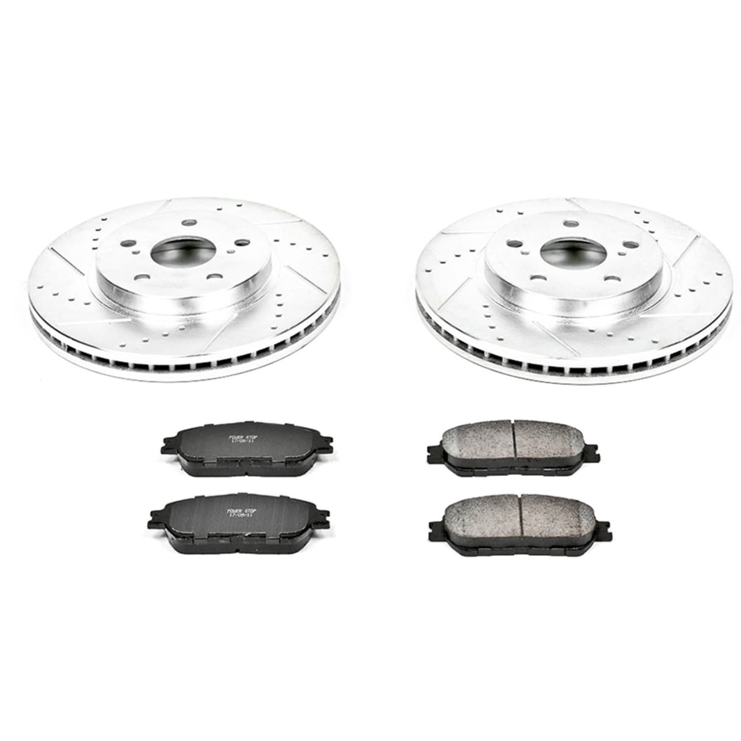 Power Stop - K5438 - Front - Disc Brake Pad and Rotor Kit image 1