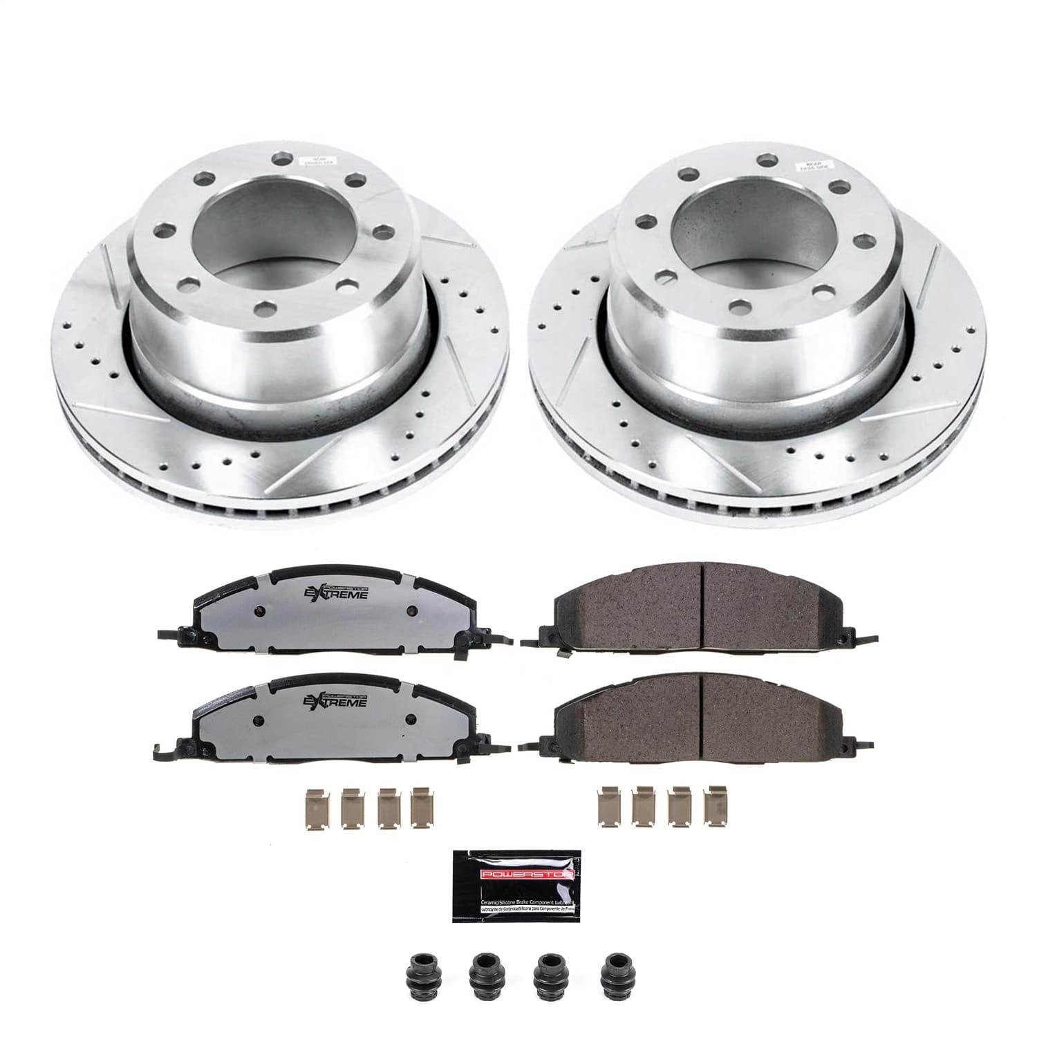 Power Stop - K5487-36 - Rear - Disc Brake Pad and Rotor Kit image 1