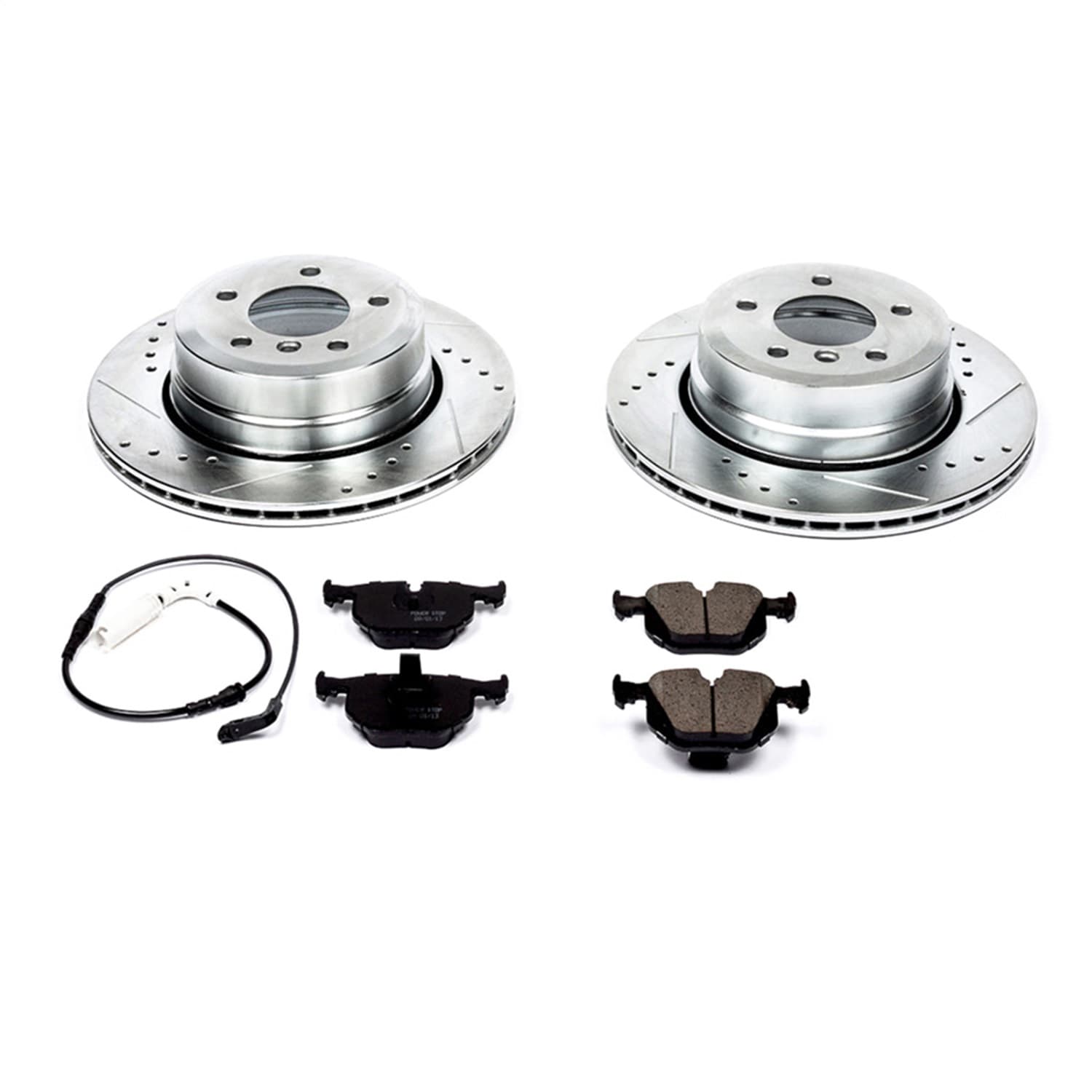 Power Stop - K5491 - Rear - Disc Brake Pad and Rotor Kit image 1