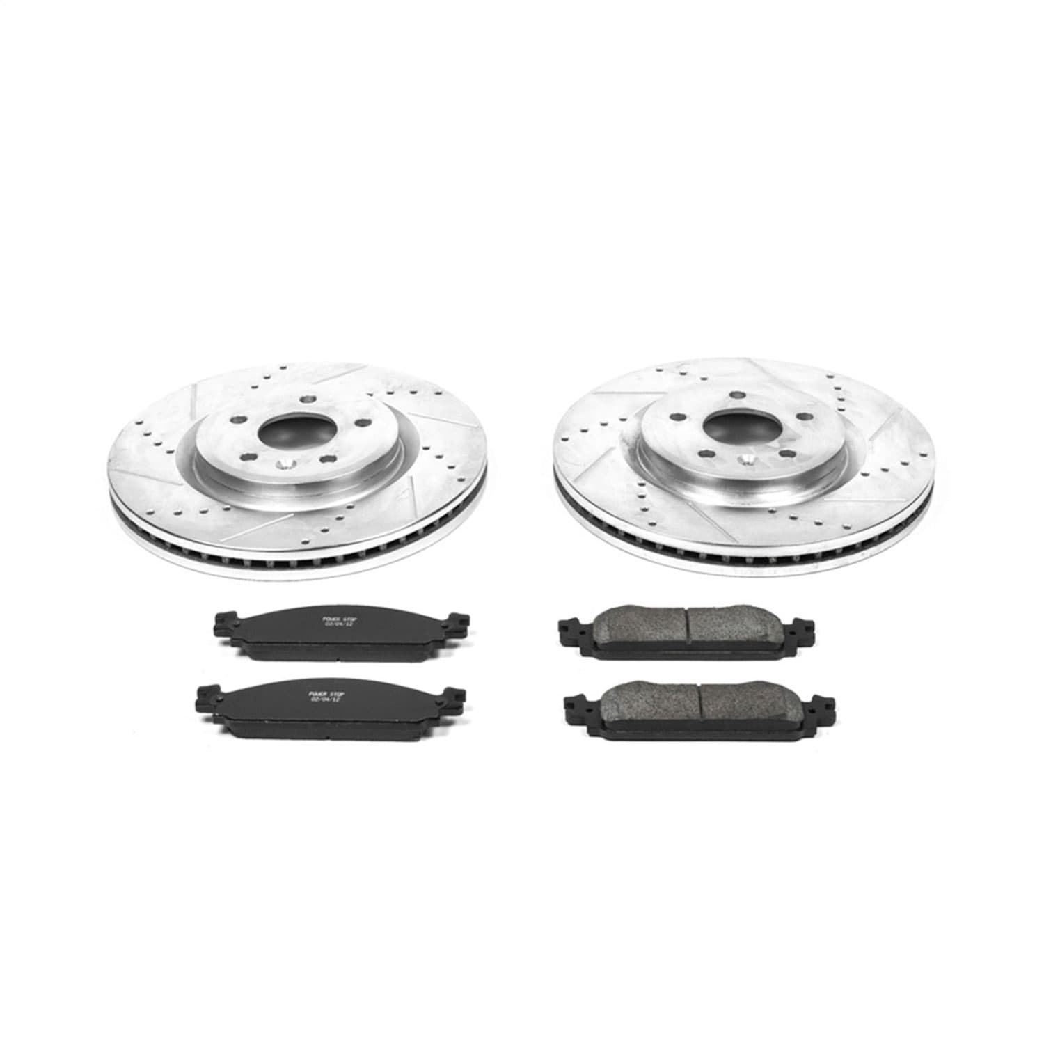 Power Stop - K5509 - Front - Disc Brake Pad and Rotor Kit image 1