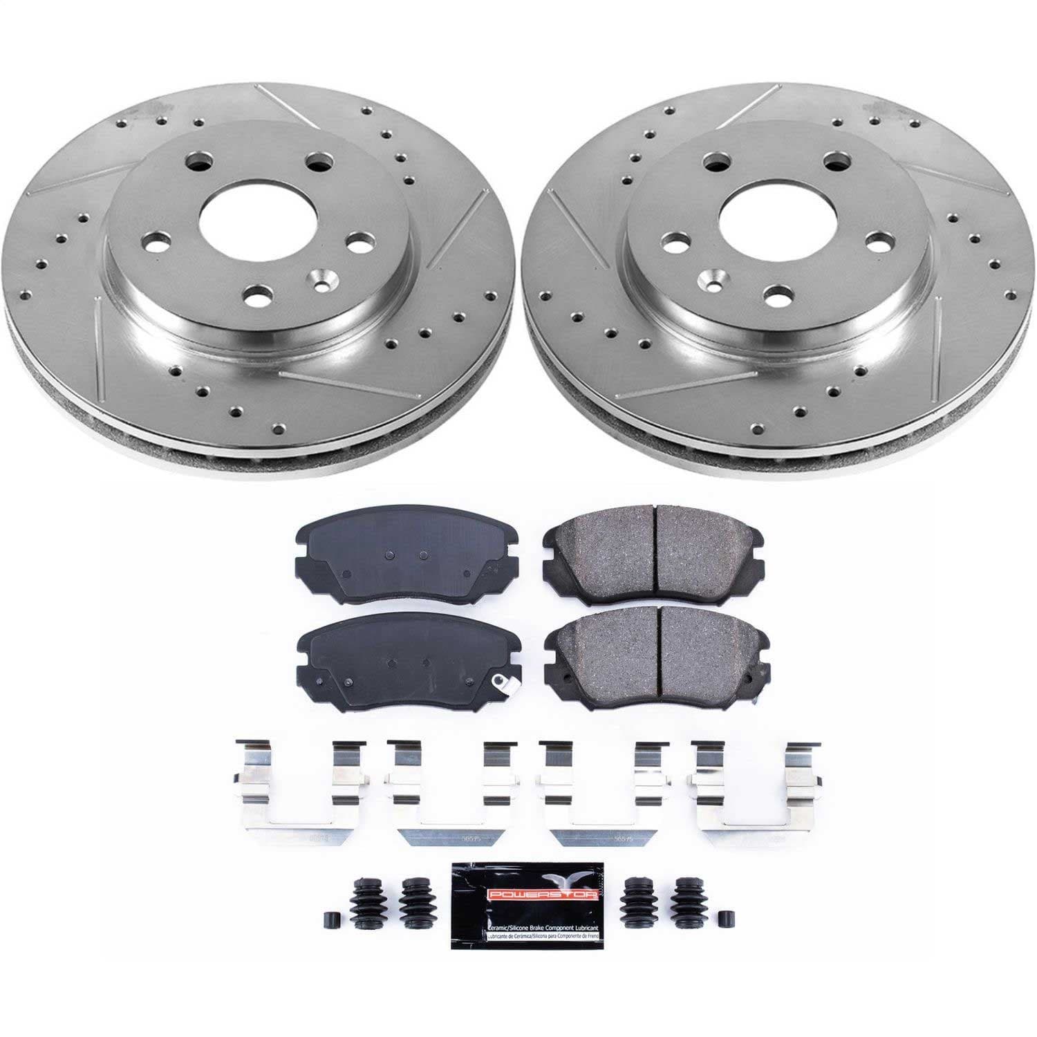 Power Stop - K5522 - Front - Disc Brake Pad and Rotor Kit image 1