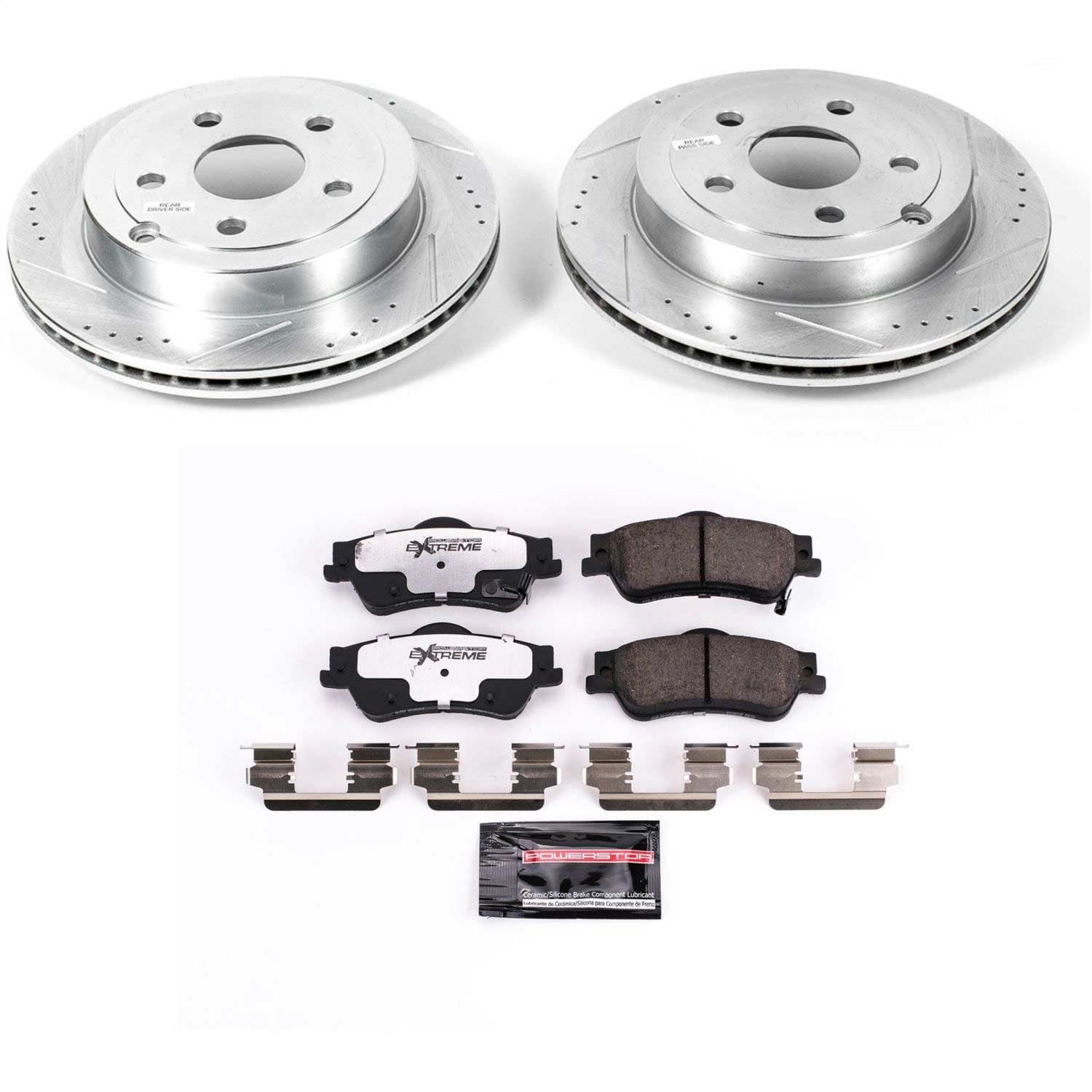 Power Stop - K5525-26 - Rear - Disc Brake Pad and Rotor Kit image 1