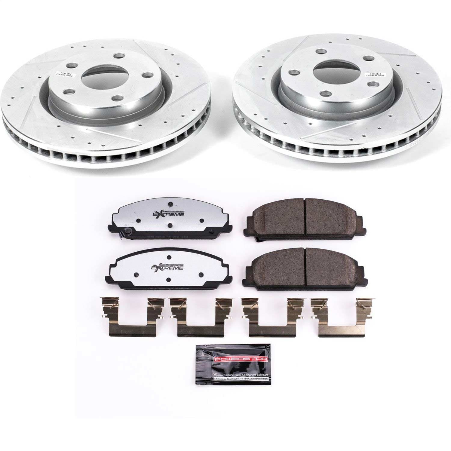 Power Stop - K5526-26 - Front - Disc Brake Pad and Rotor Kit image 1