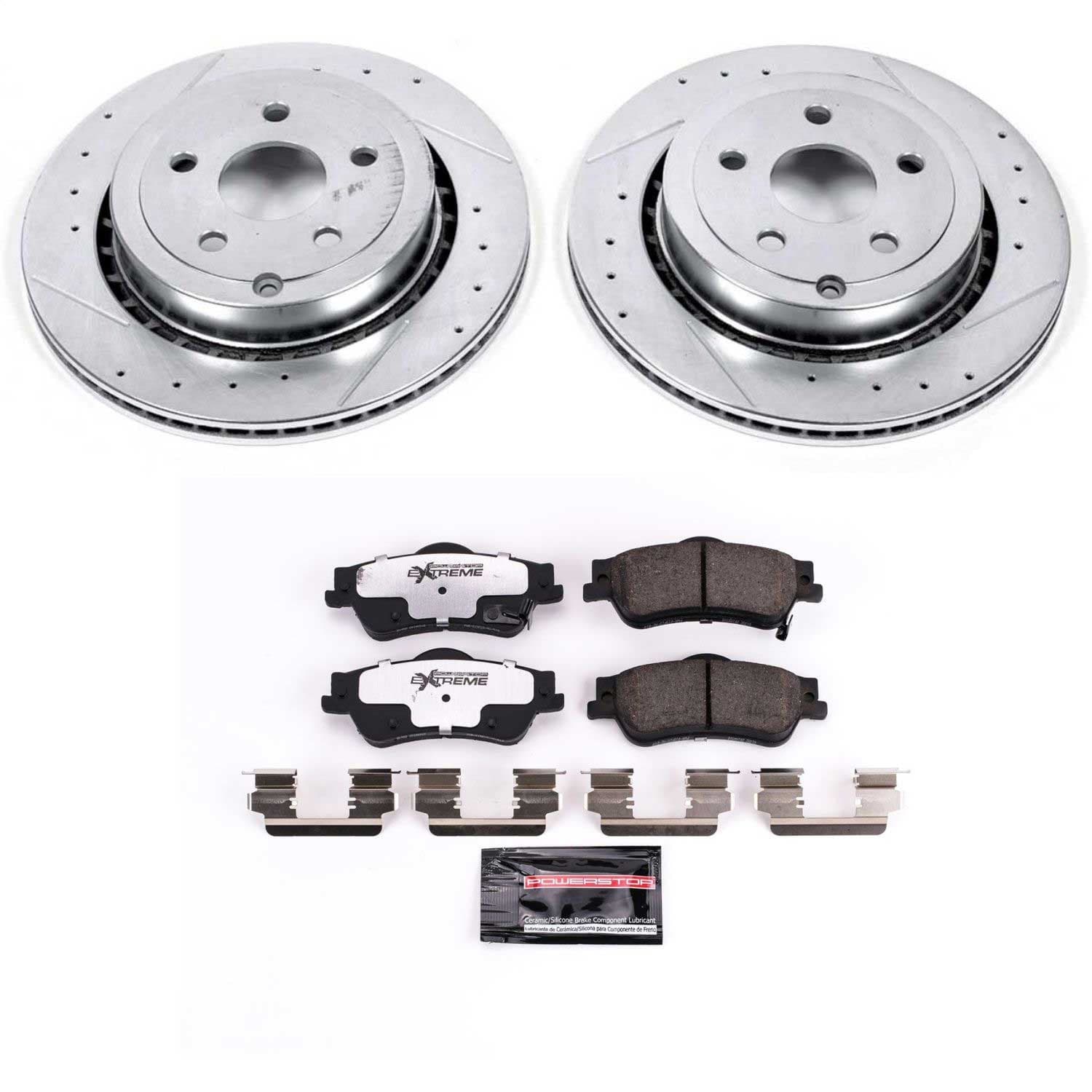 Power Stop - K5528-26 - Rear - Disc Brake Pad and Rotor Kit image 1