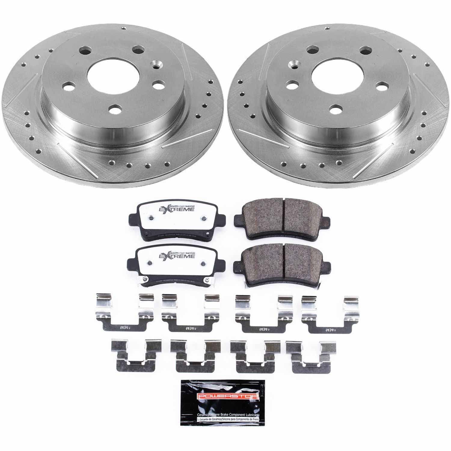 Power Stop - K5531-26 - Rear - Disc Brake Pad and Rotor Kit image 1