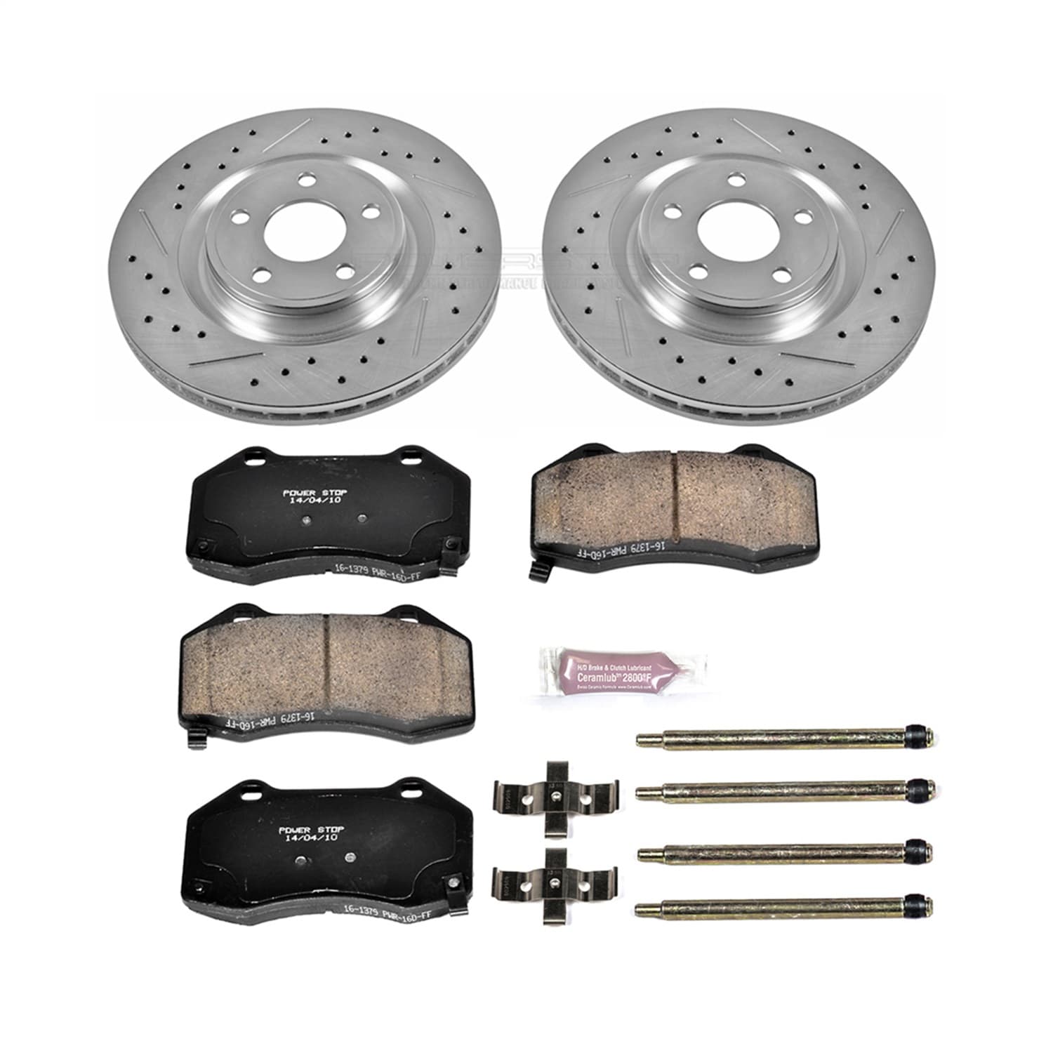 Power Stop - K5532 - Front - Disc Brake Pad and Rotor Kit image 1