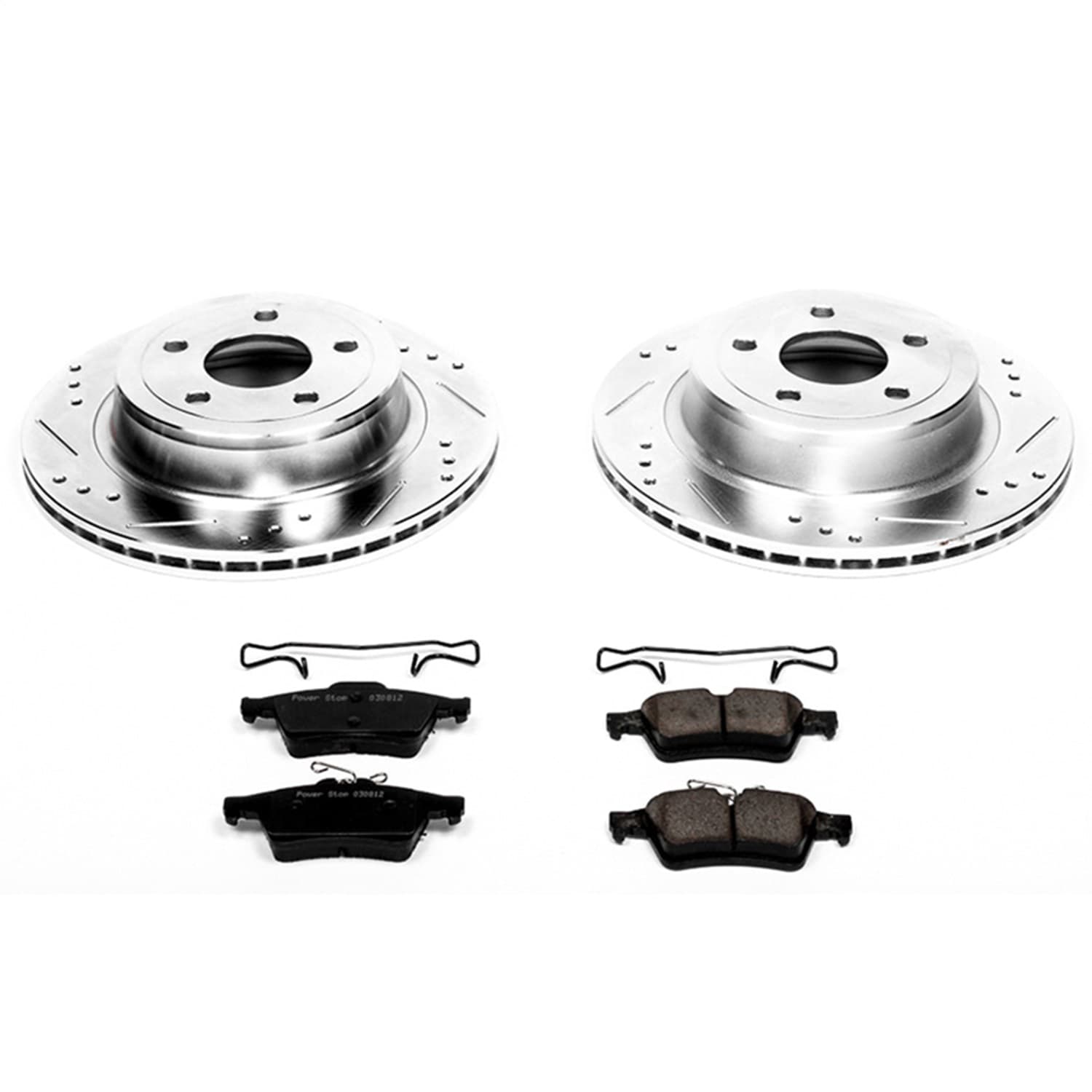 Power Stop - K5535 - Rear - Disc Brake Pad and Rotor Kit image 1