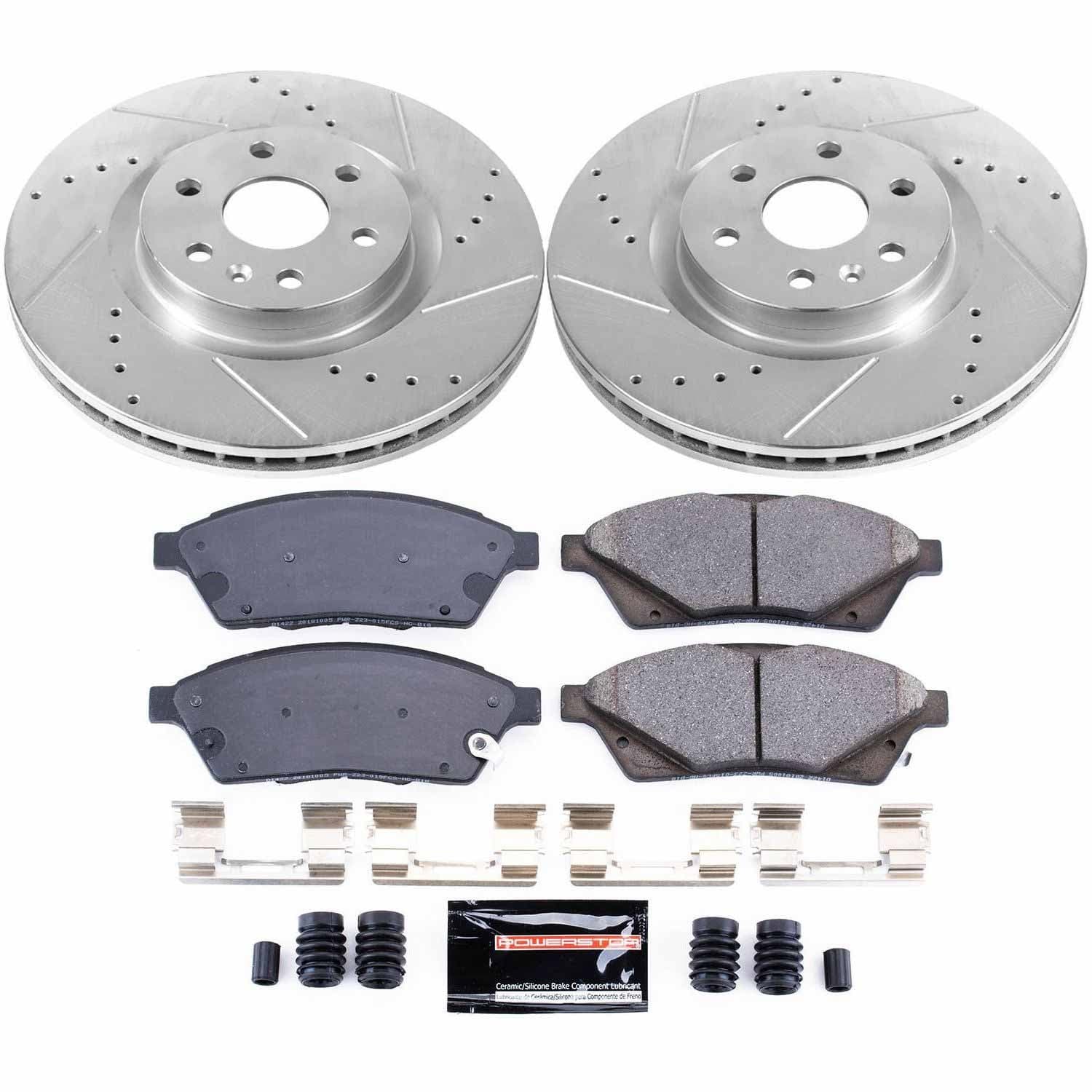 Power Stop - K5545 - Front - Disc Brake Pad and Rotor Kit image 1