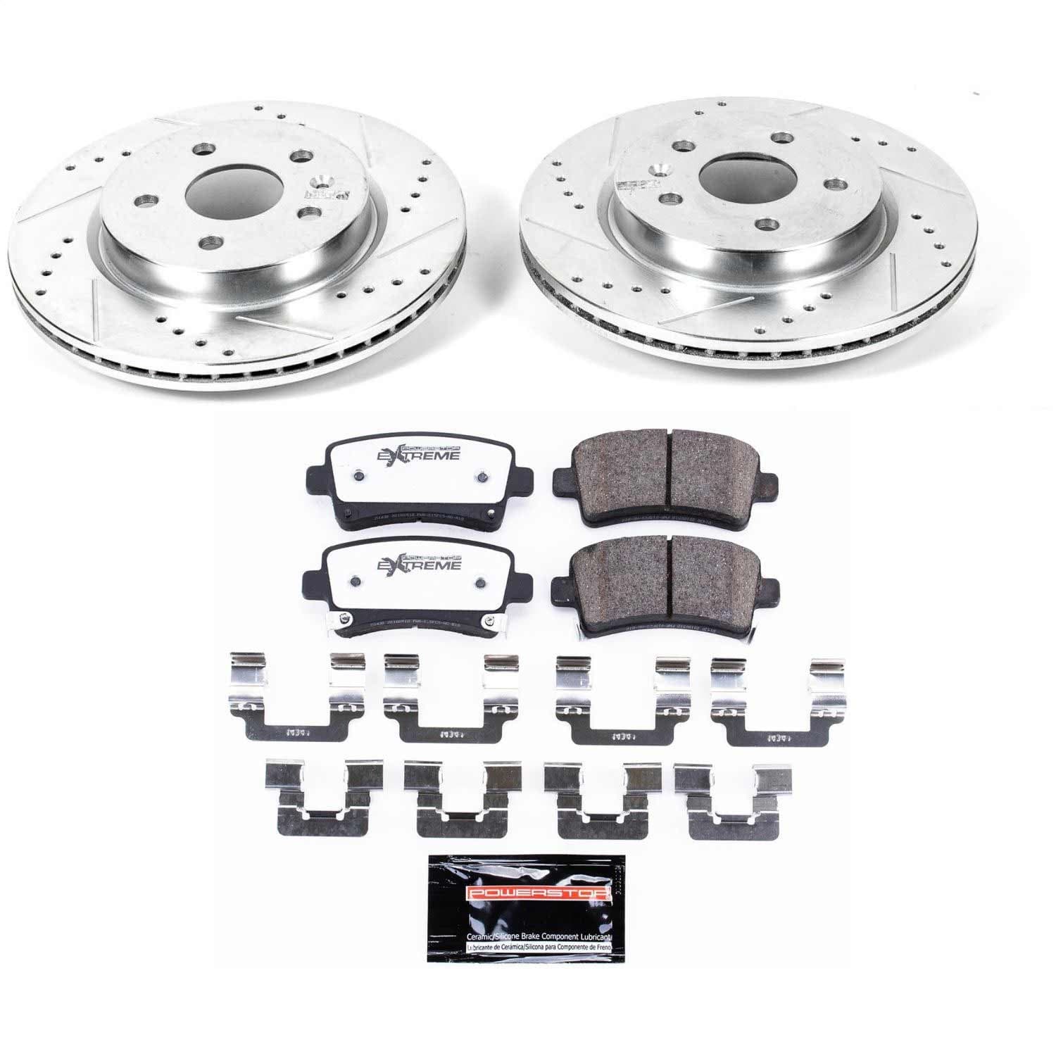 Power Stop - K5547-26 - Rear - Disc Brake Pad and Rotor Kit image 1