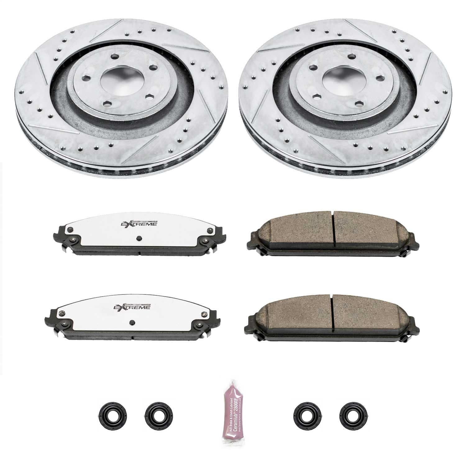Power Stop - K5565-26 - Front - Disc Brake Pad and Rotor Kit image 1