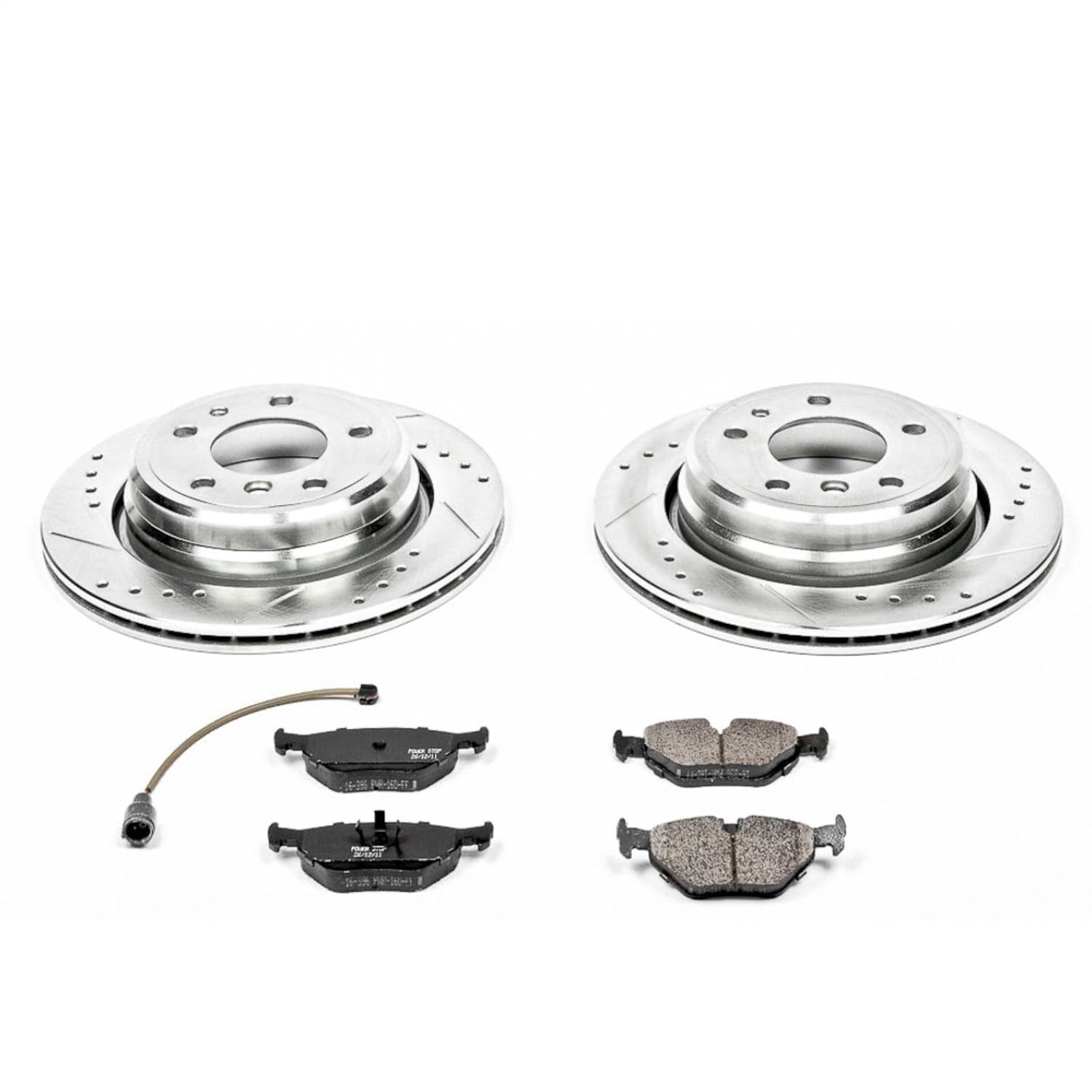 Power Stop - K557 - Rear - Disc Brake Pad and Rotor Kit image 1