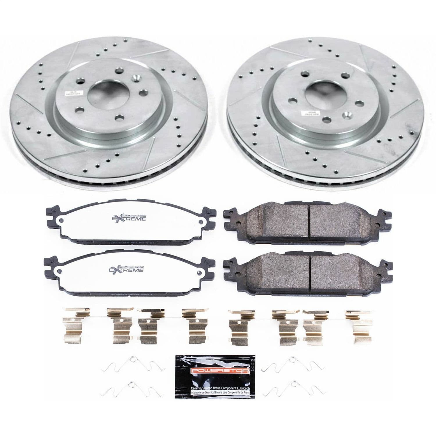 Power Stop - K5583-36 - Front - Disc Brake Pad and Rotor Kit image 1