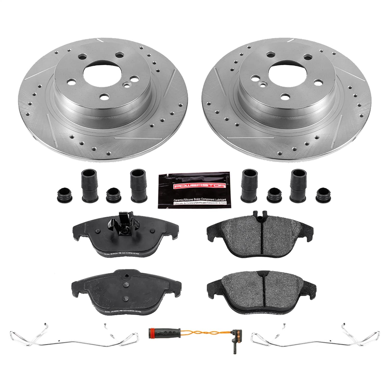 Power Stop - K5625 - Rear - Disc Brake Pad and Rotor Kit image 1