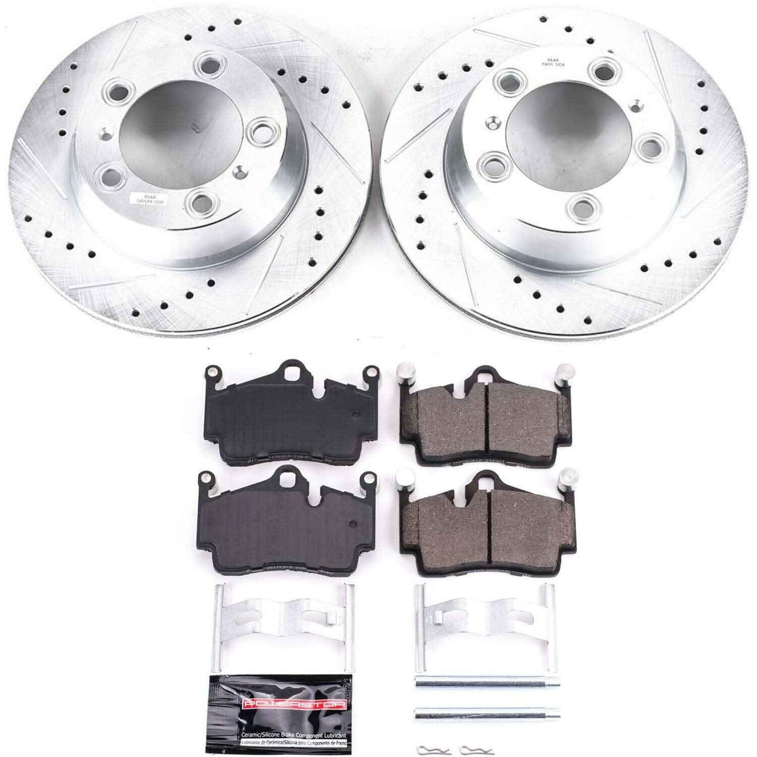 Power Stop - K5633 - Rear - Disc Brake Pad and Rotor Kit image 1