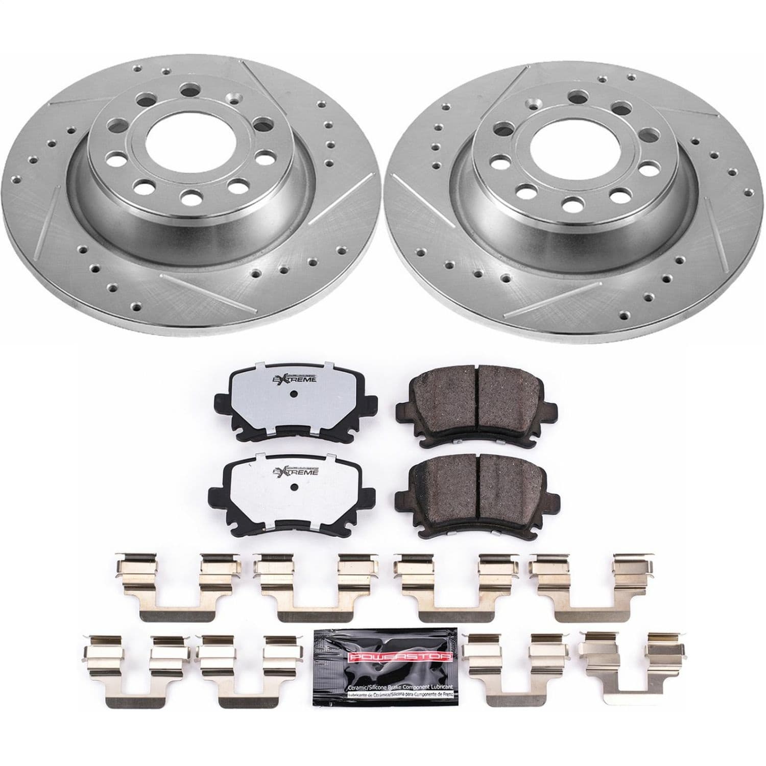 Power Stop - K5662-26 - Rear - Disc Brake Pad and Rotor Kit image 1