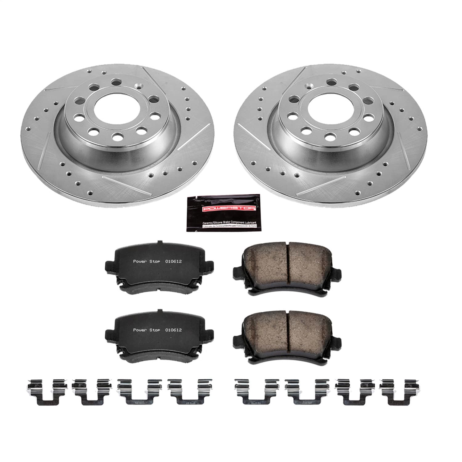 Power Stop - K5662 - Rear - Disc Brake Pad and Rotor Kit image 1