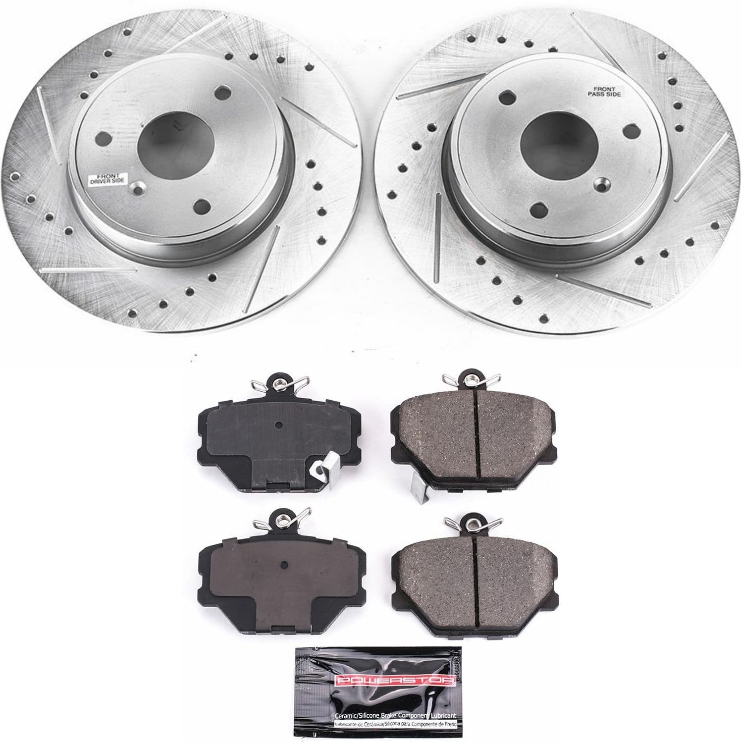 Power Stop - K5695 - Front - Disc Brake Pad and Rotor Kit image 1