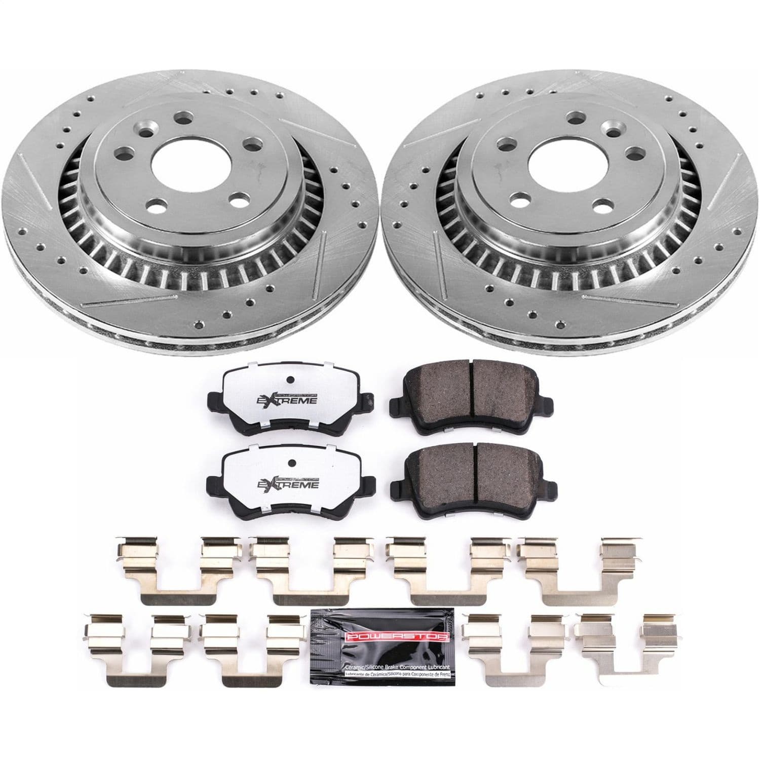 Power Stop - K5705-36 - Rear - Disc Brake Pad and Rotor Kit image 1