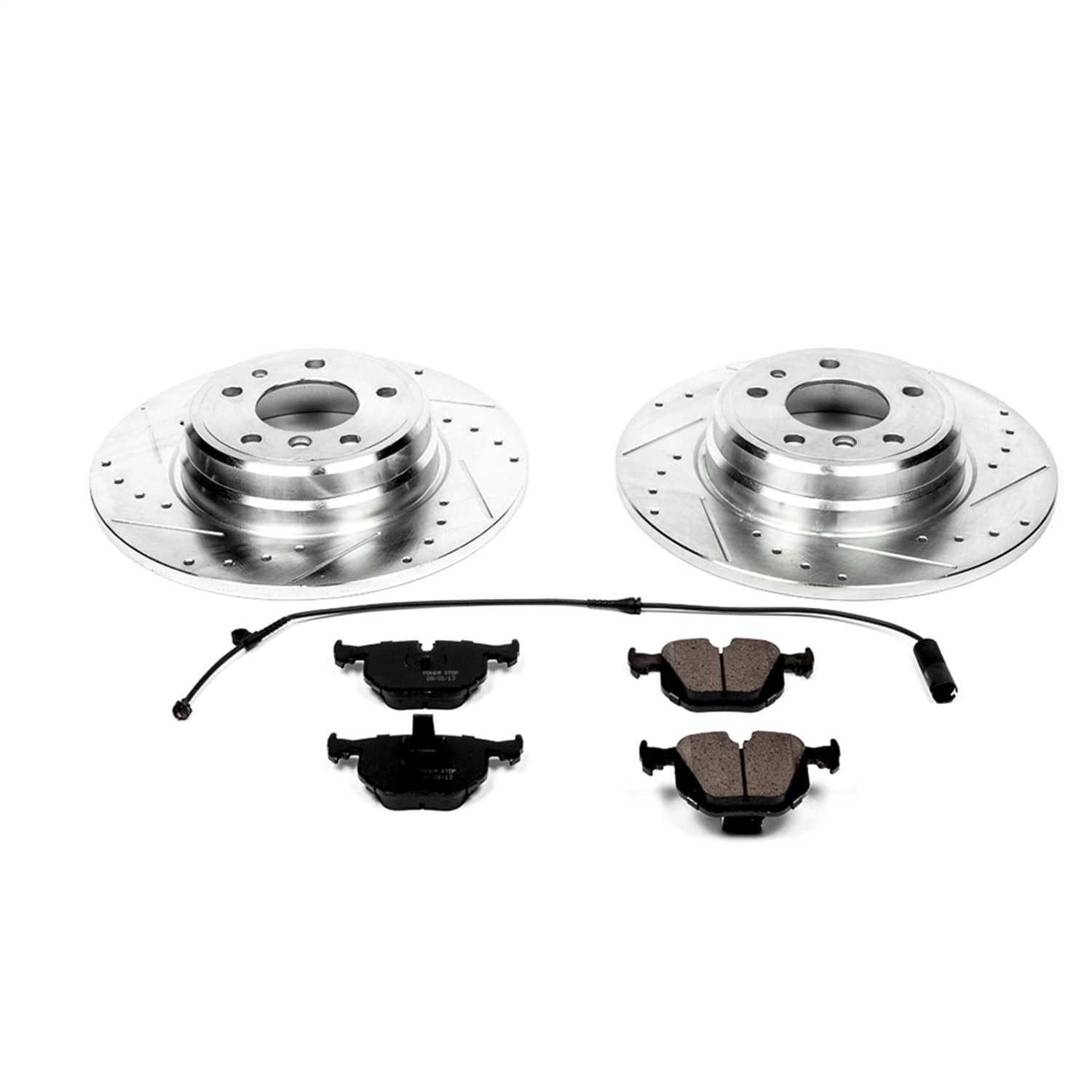 Power Stop - K5711 - Rear - Disc Brake Pad and Rotor Kit image 1