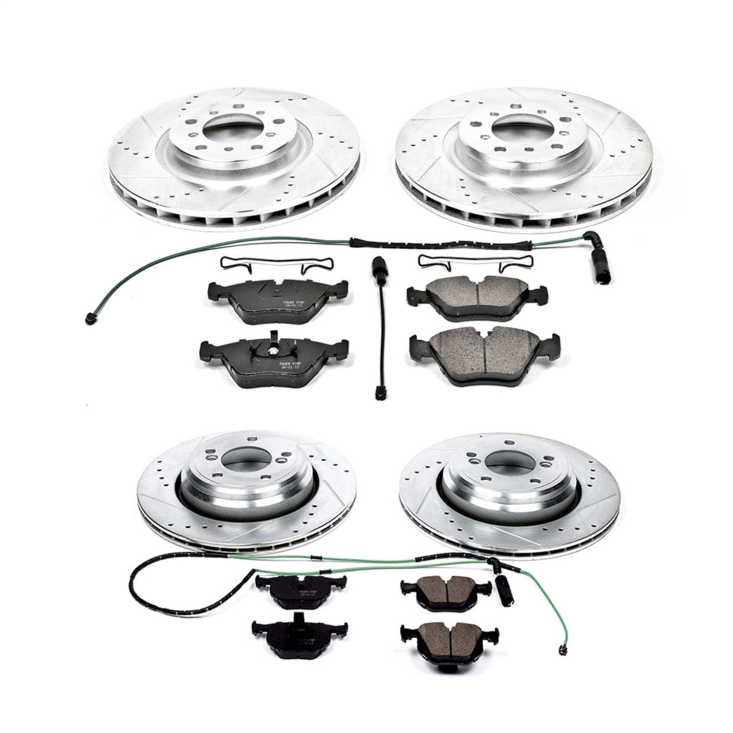 Power Stop - K5730 - Front and Rear - Disc Brake Pad and Rotor Kit image 1