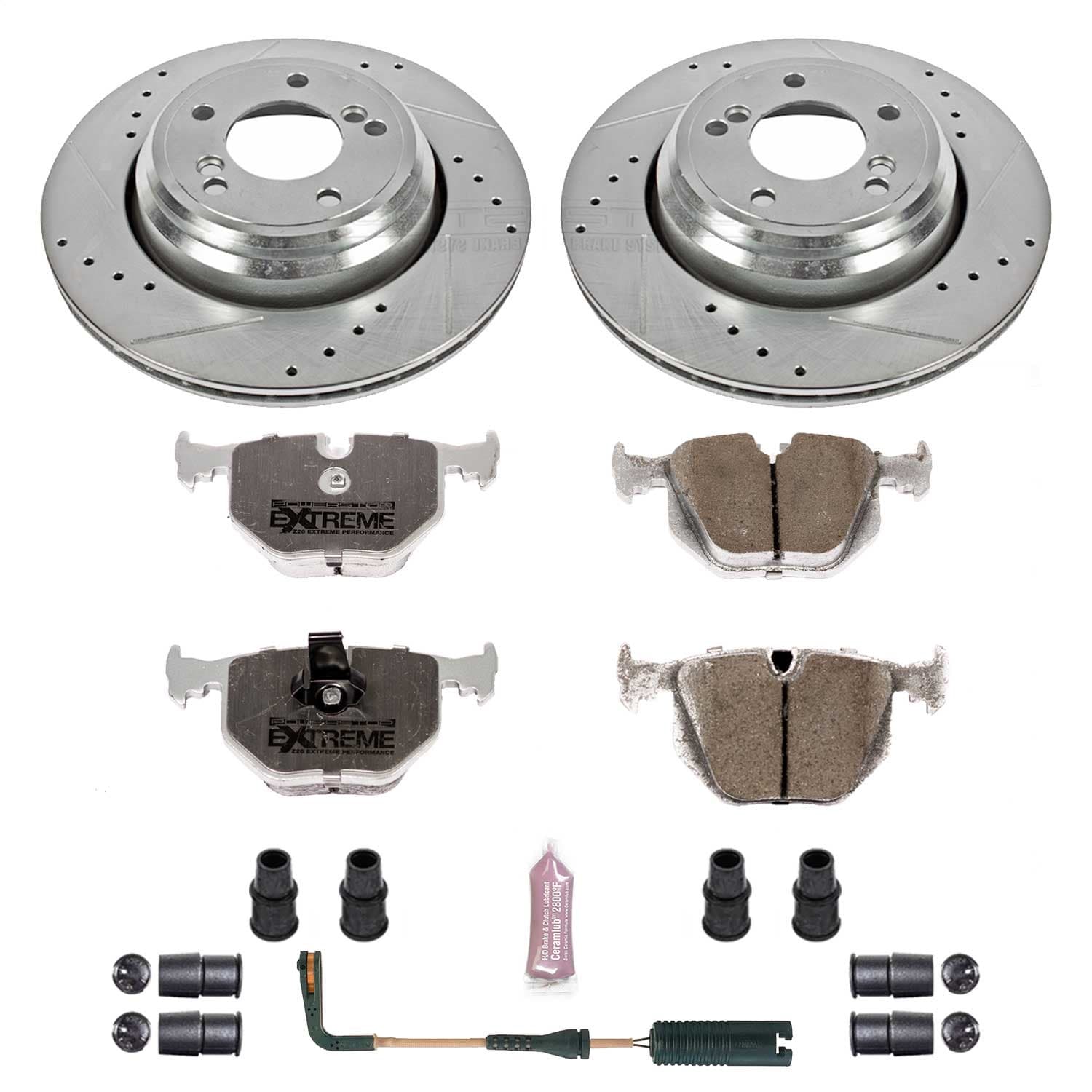Power Stop - K5731-26 - Rear - Disc Brake Pad and Rotor Kit image 1