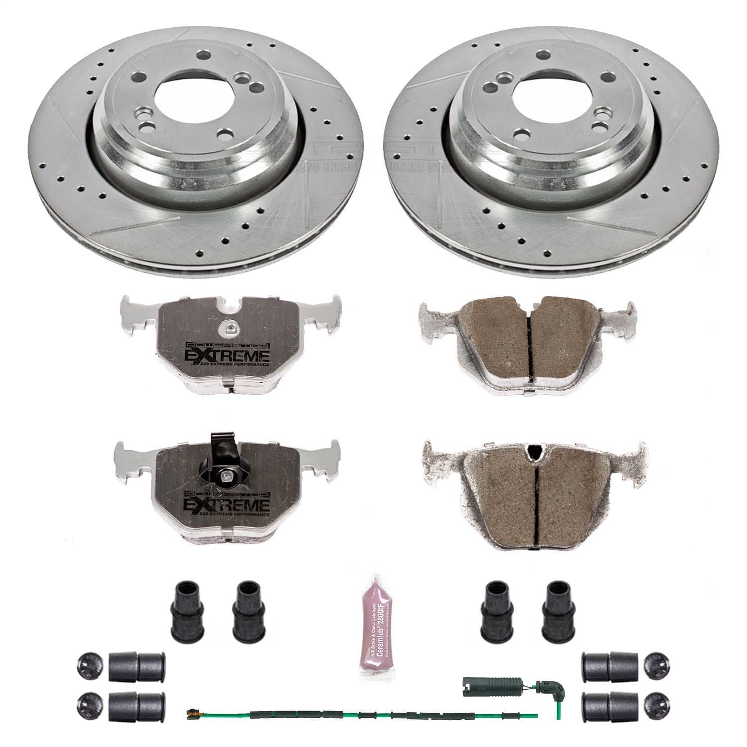Power Stop - K5732-26 - Rear - Disc Brake Pad and Rotor Kit image 1
