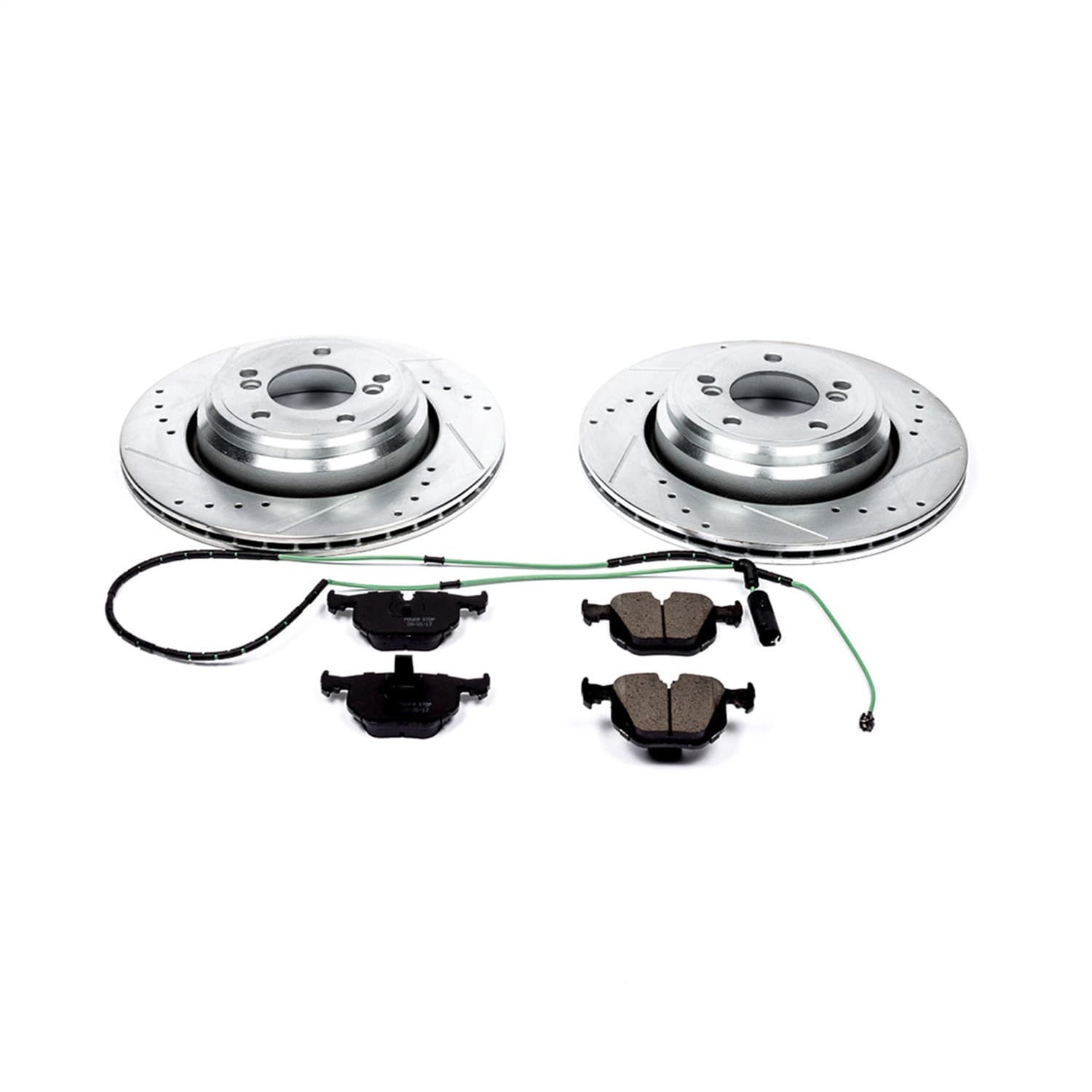 Power Stop - K5732 - Rear - Disc Brake Pad and Rotor Kit image 1