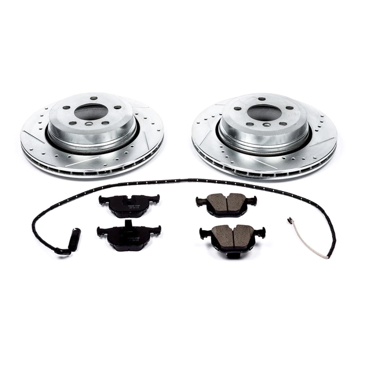 Power Stop - K5738 - Rear - Disc Brake Pad and Rotor Kit image 1