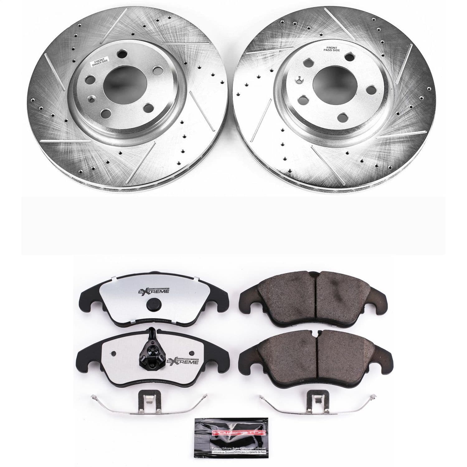 Power Stop - K5752-26 - Front - Disc Brake Pad and Rotor Kit image 1