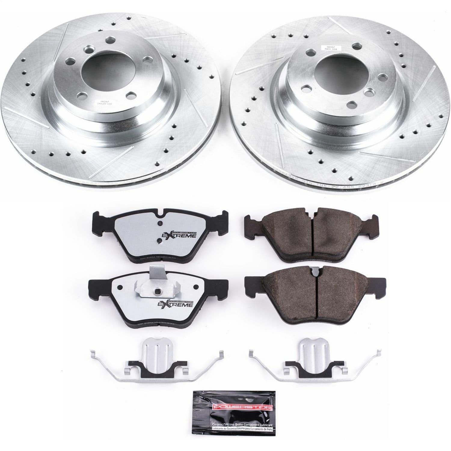 Power Stop - K5767-26 - Front - Disc Brake Pad and Rotor Kit image 1