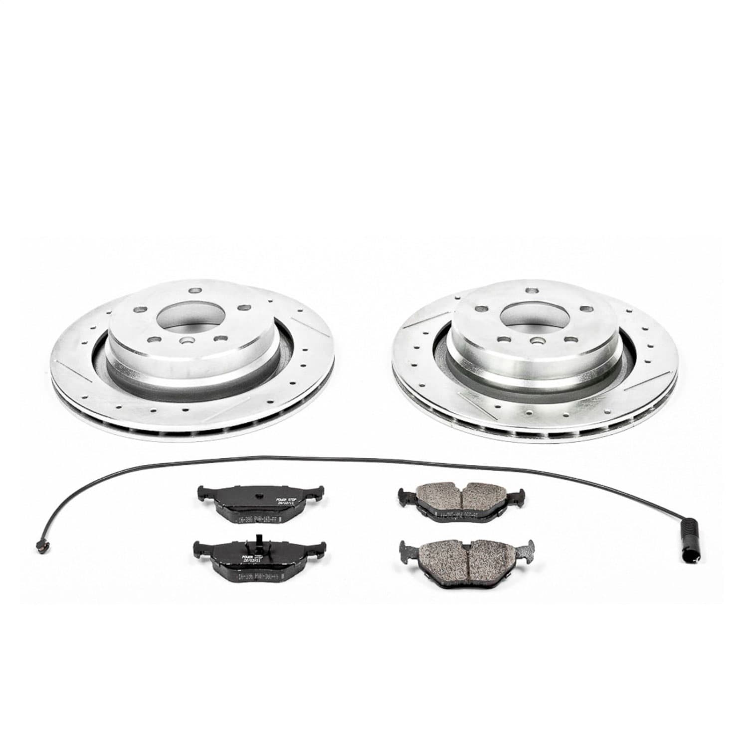 Power Stop - K581 - Rear - Disc Brake Pad and Rotor Kit image 1
