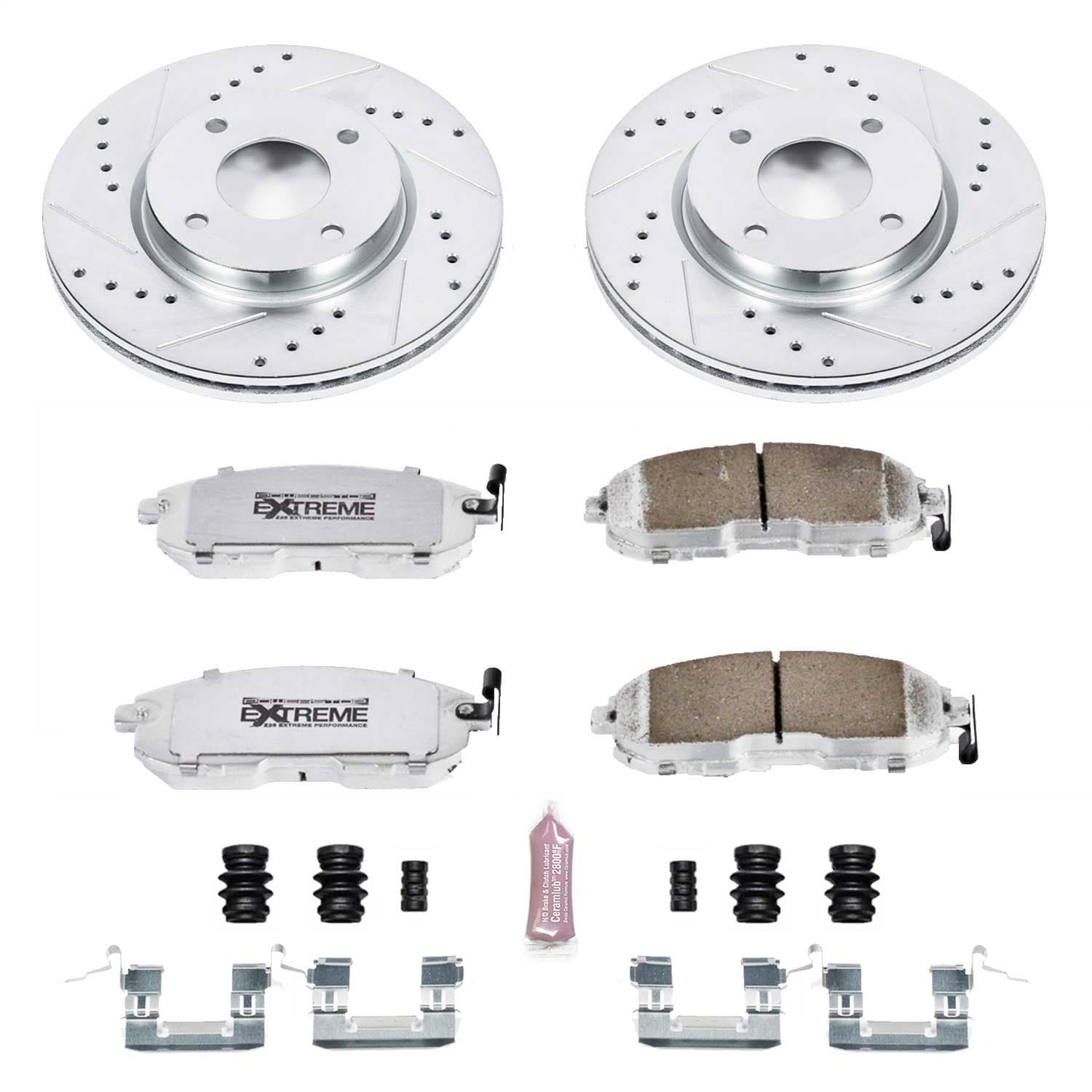Power Stop - K5817-26 - Front - Disc Brake Pad and Rotor Kit image 1