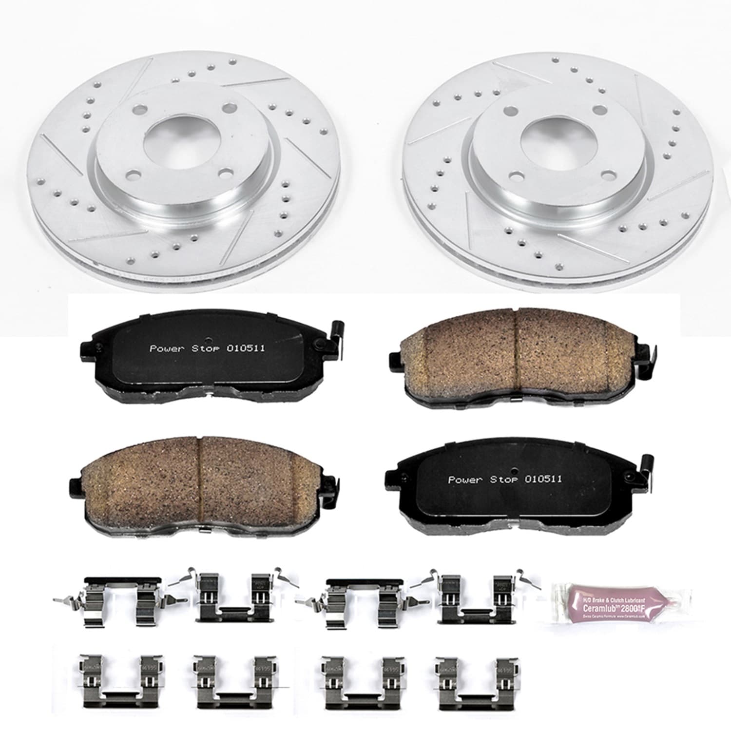 Power Stop - K5817 - Front - Disc Brake Pad and Rotor Kit image 1