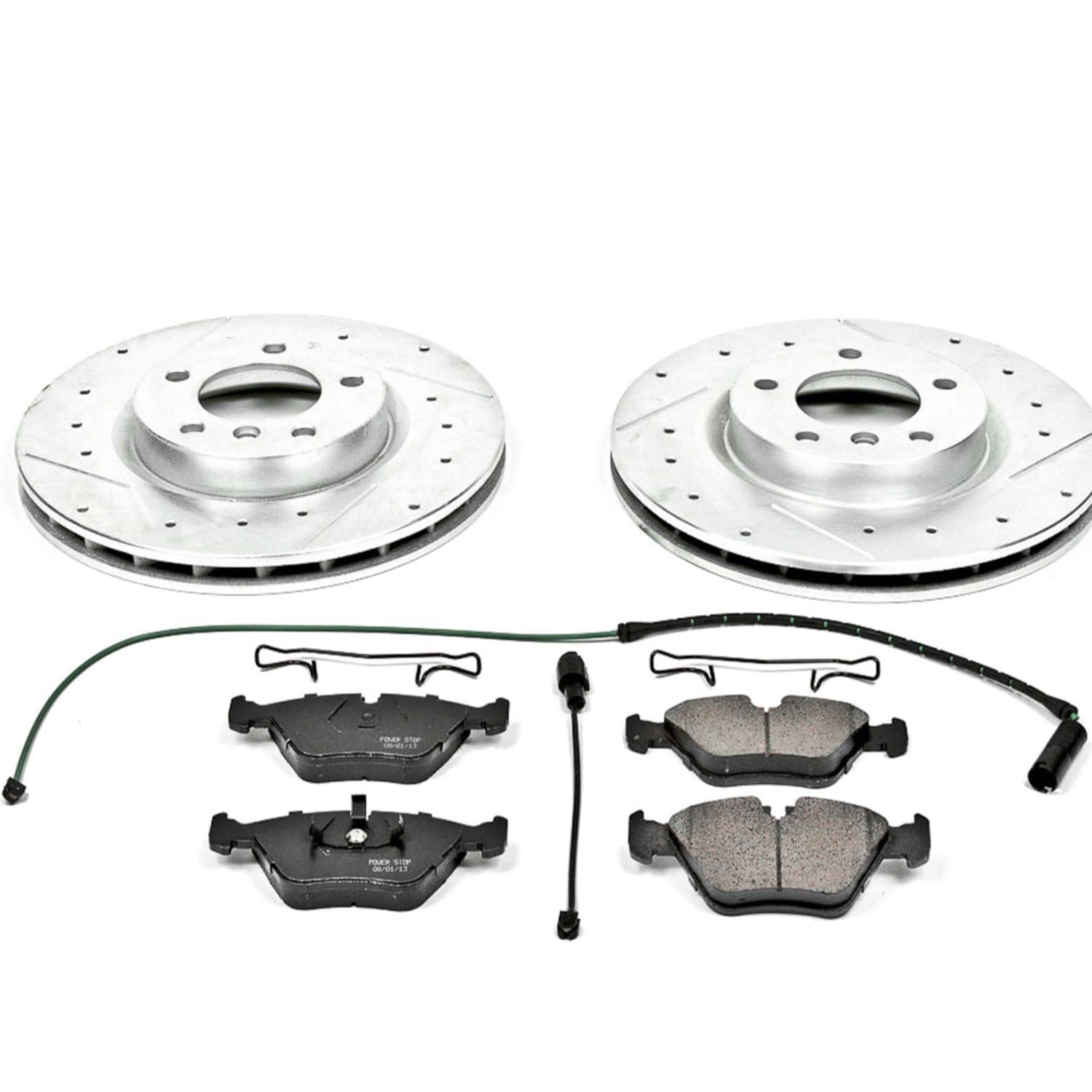 Power Stop - K582 - Front - Disc Brake Pad and Rotor Kit image 1