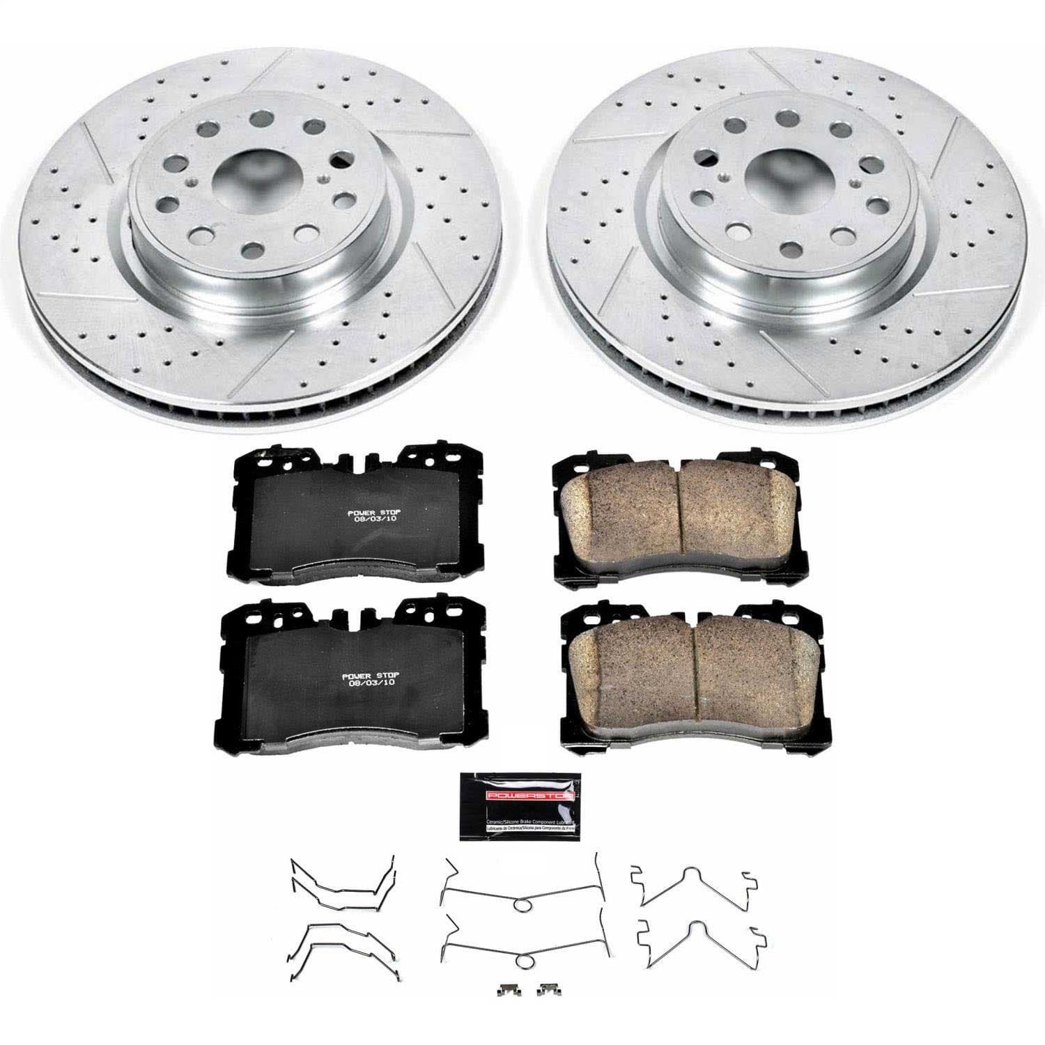 Power Stop - K5824 - Front - Disc Brake Pad and Rotor Kit image 1
